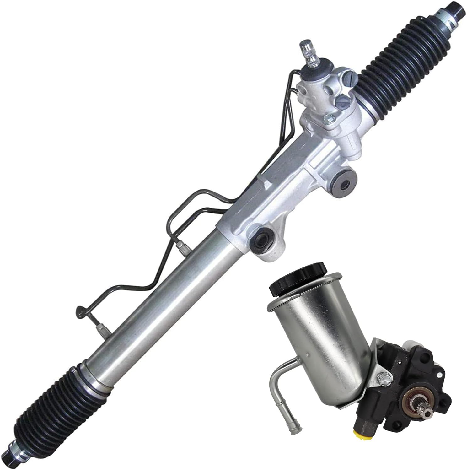Power Steering Rack and Pinion Pump with Reservoir Kit
