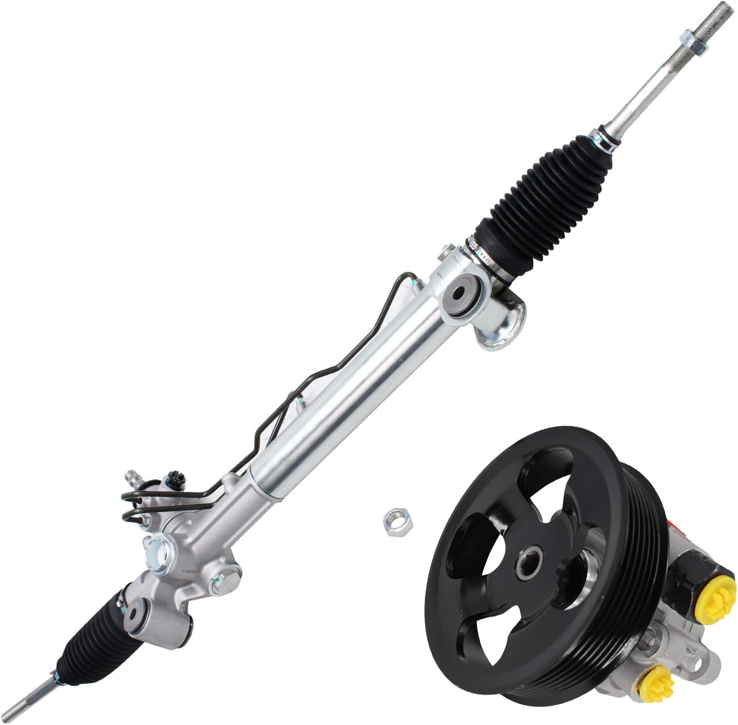 Power Steering Rack and Pinion Pump with Pulley Kit