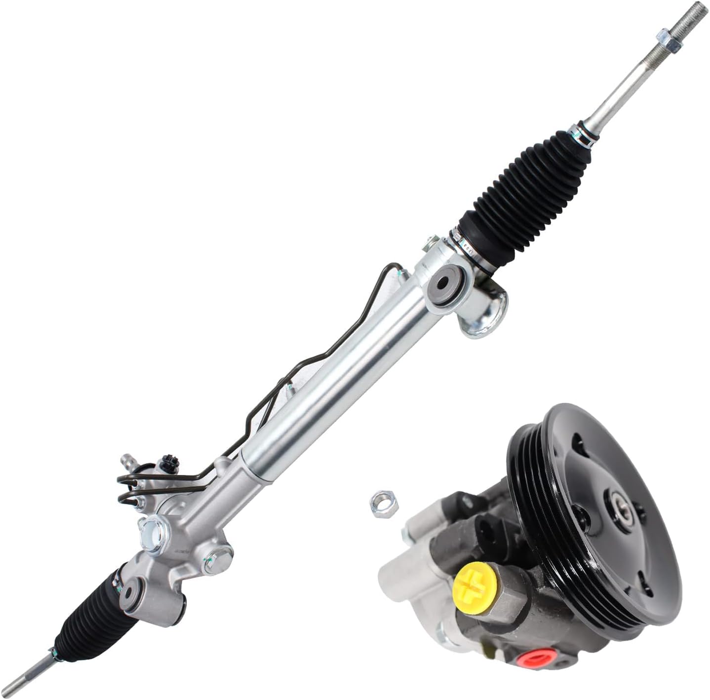 Power Steering Rack and Pinion Pump with Pulley Kit
