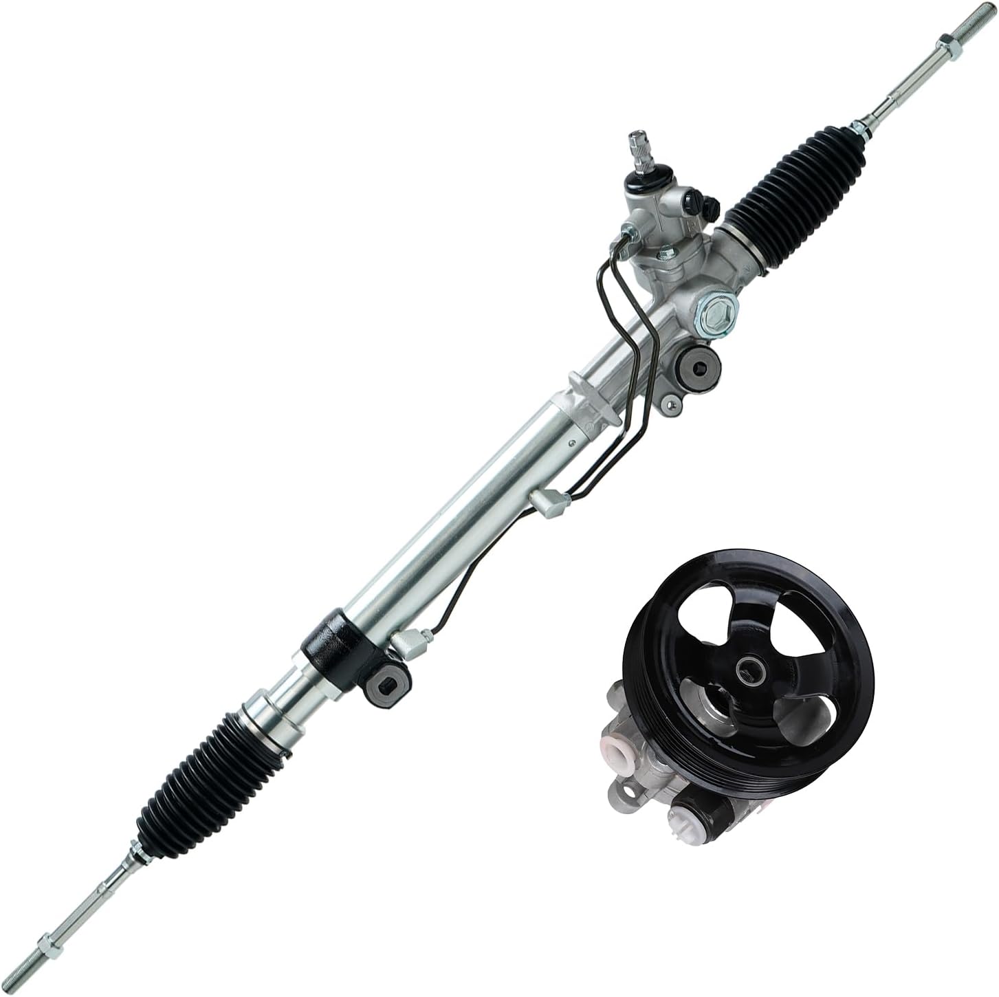 Power Steering Rack and Pinion Pump with Pulley Kit