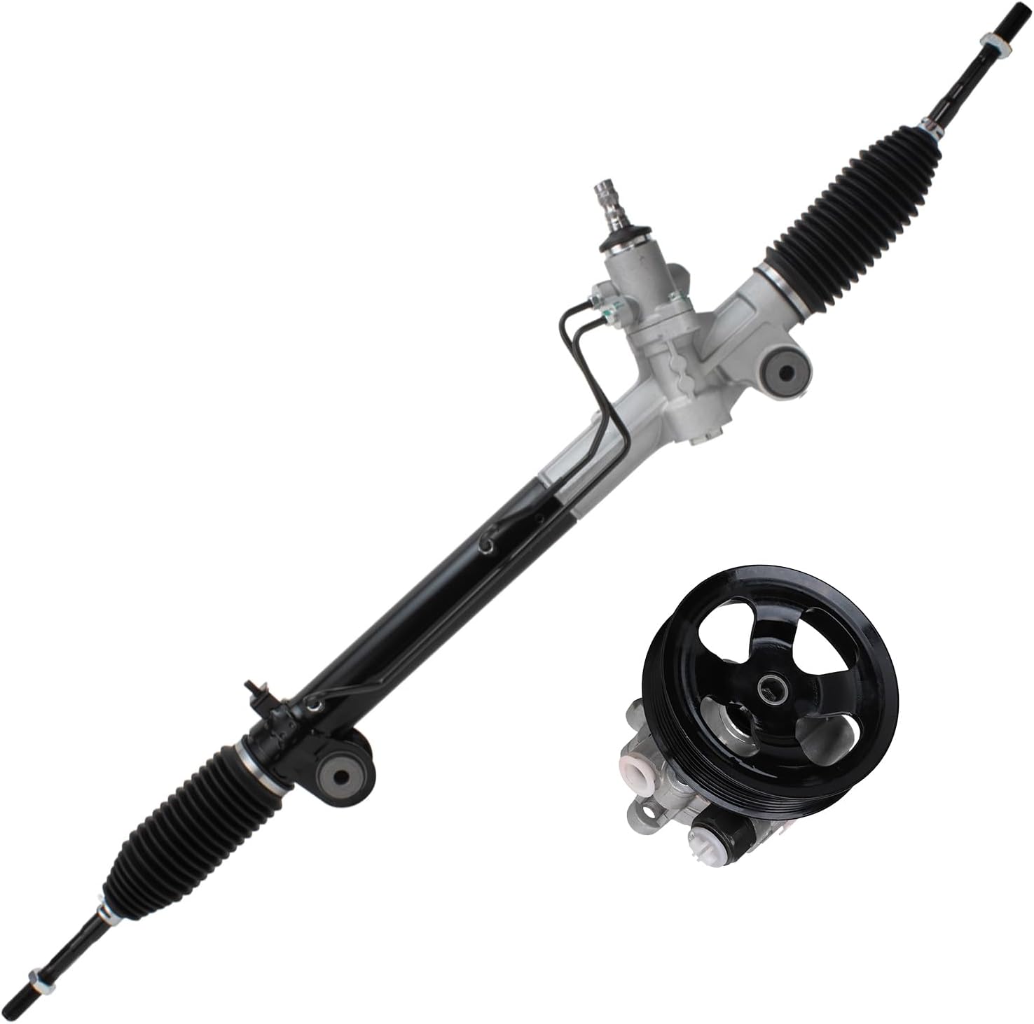 Power Steering Rack and Pinion Pump with Pulley Kit
