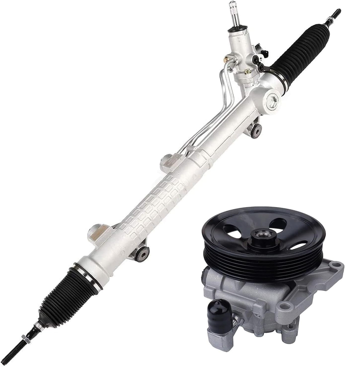 Power Steering Rack and Pinion Pump with Pulley Kit