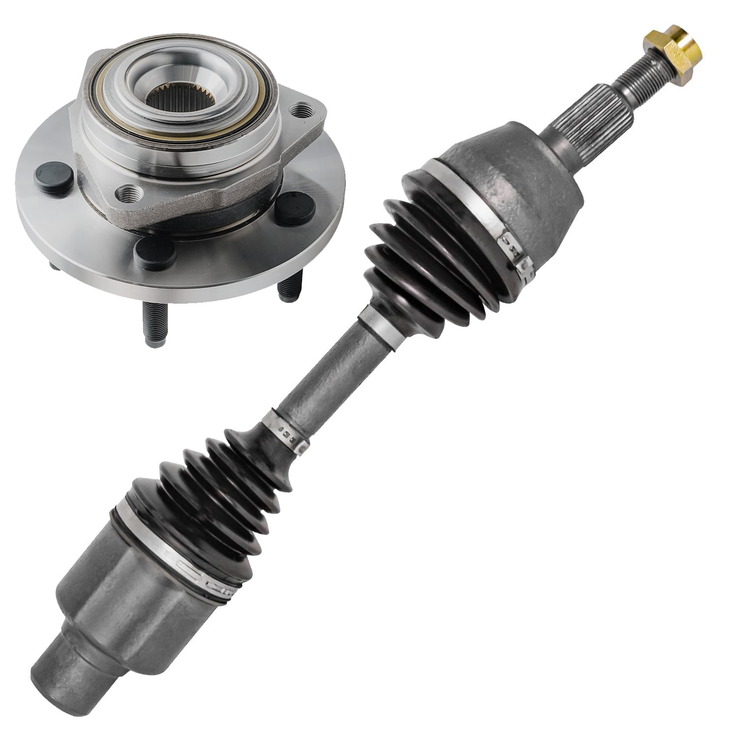 Front CV Axle Wheel Hub and Bearing Kit