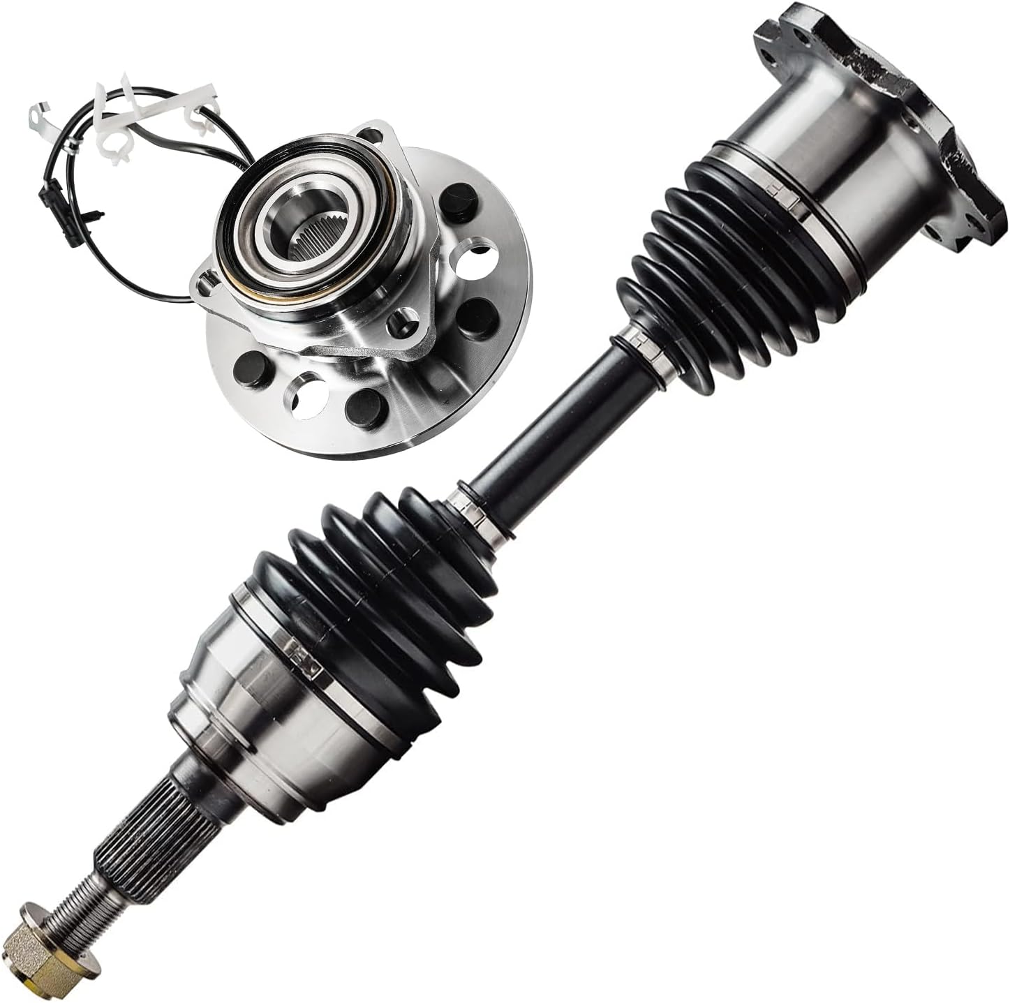 Front CV Axle Wheel Hub and Bearing Kit