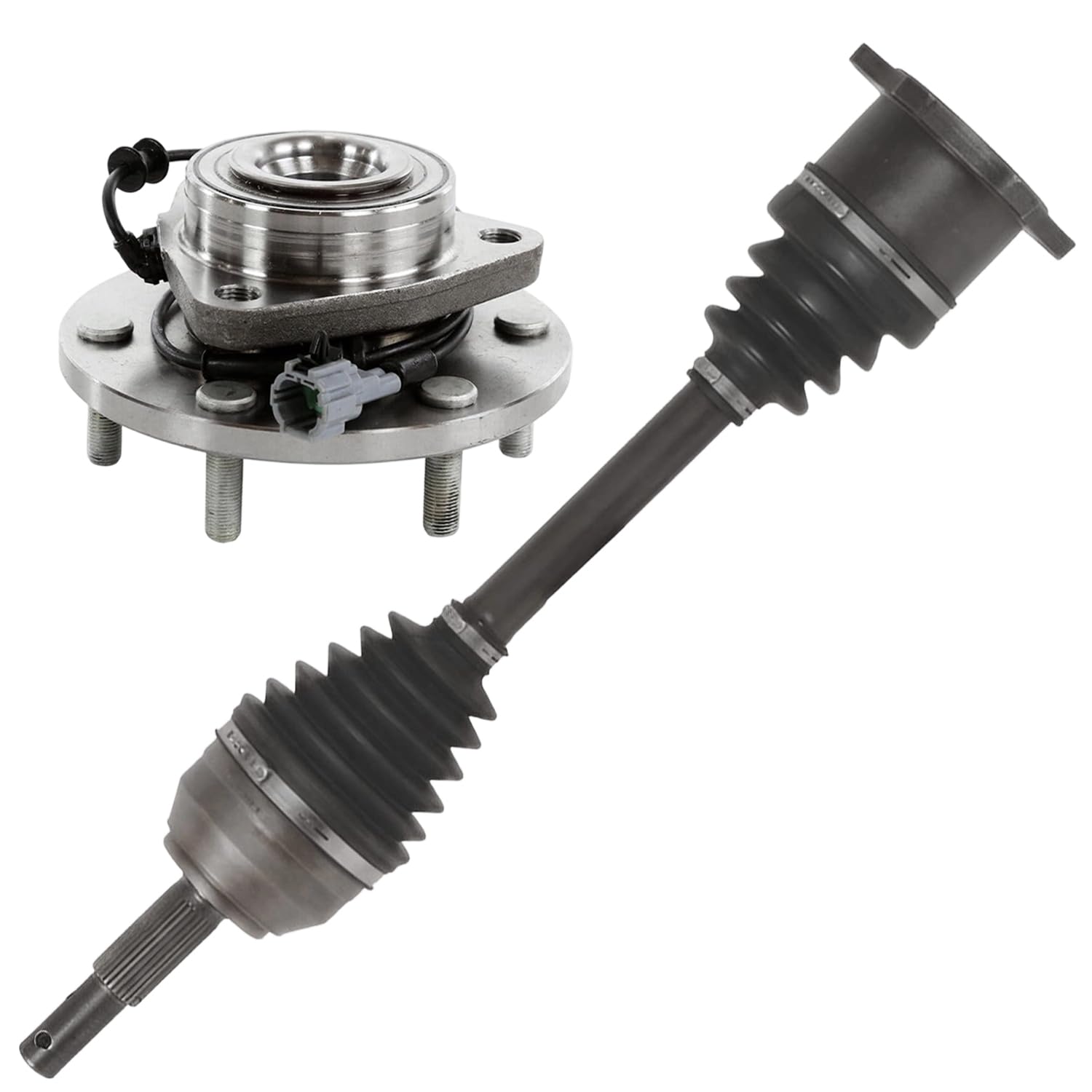 Front CV Axle Wheel Hub and Bearing Kit