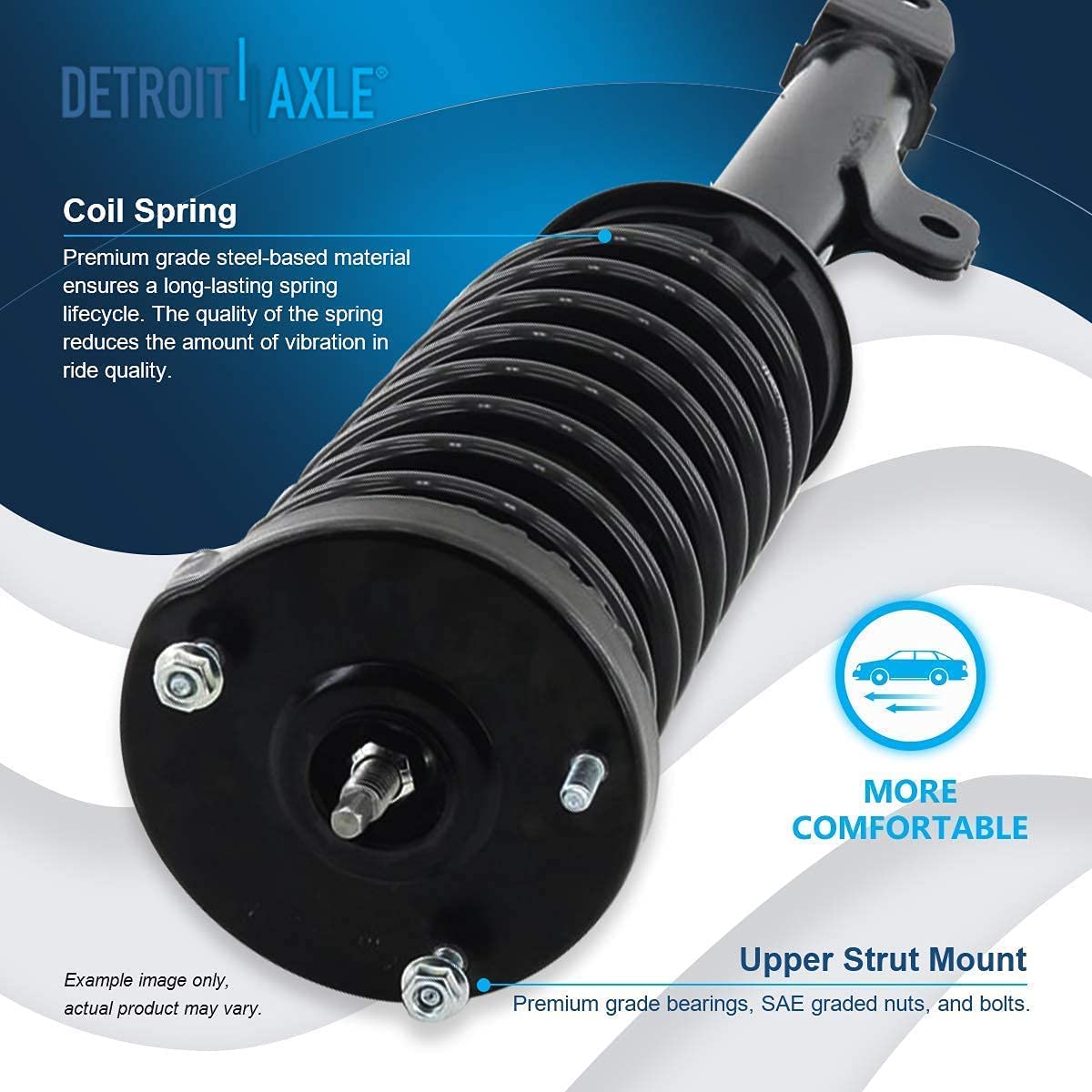 2007 Chrysler 300 - Detroit Axle Dodge Front and Rear Suspension Kit | 30RPSW1700509 - 19