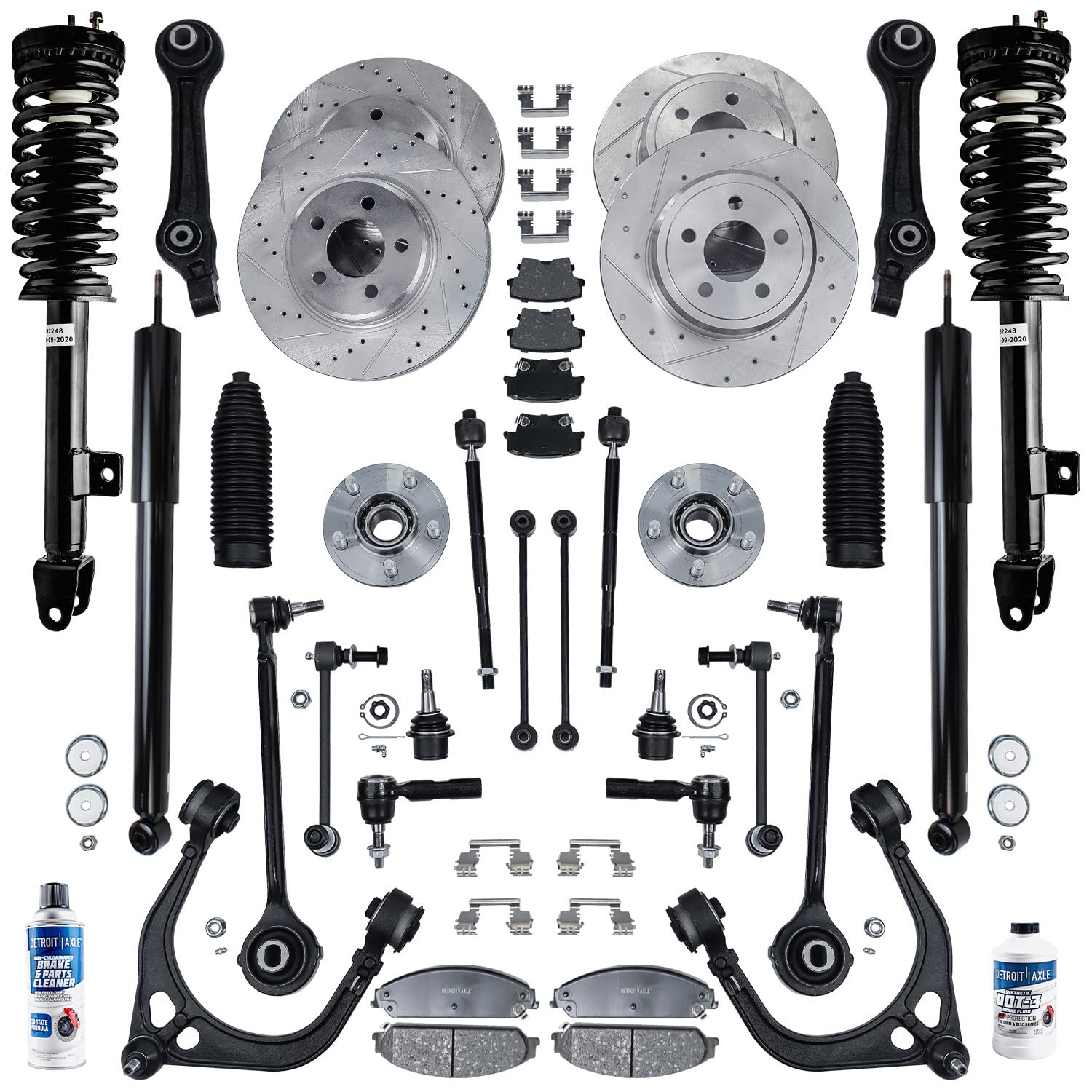 2007 Chrysler 300 - Detroit Axle Dodge Front and Rear Suspension Kit | 30RPSW1700509 - Main Image
