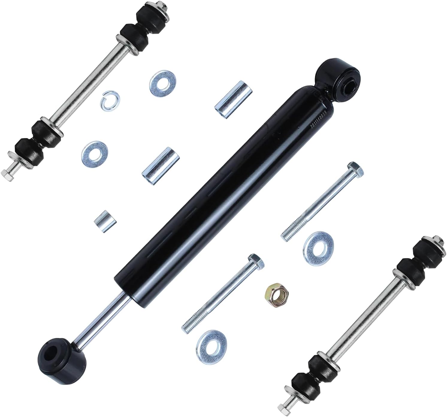 Front Steering Damper Shock Sway Bar Links Suspension Kit