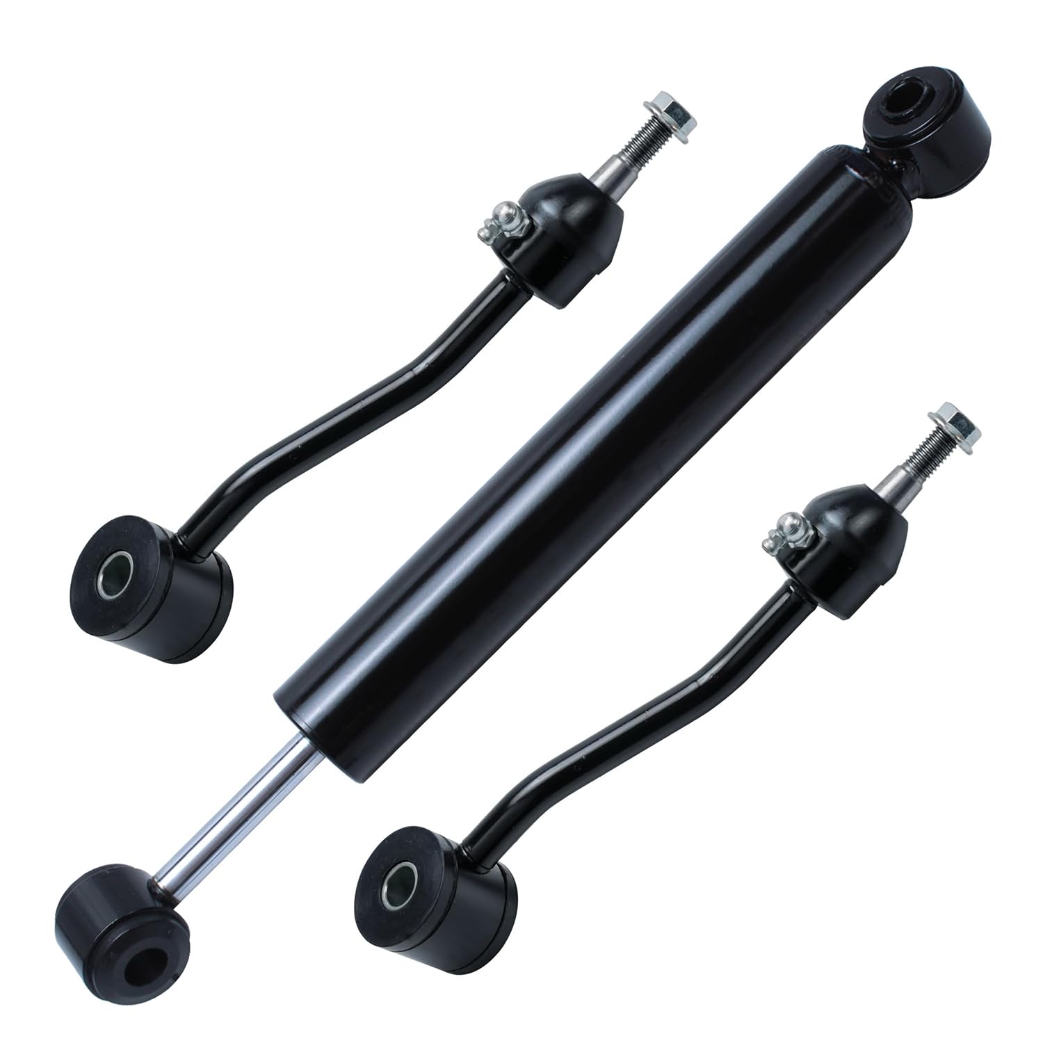 Front Steering Damper Shock Sway Bar Links Suspension Kit
