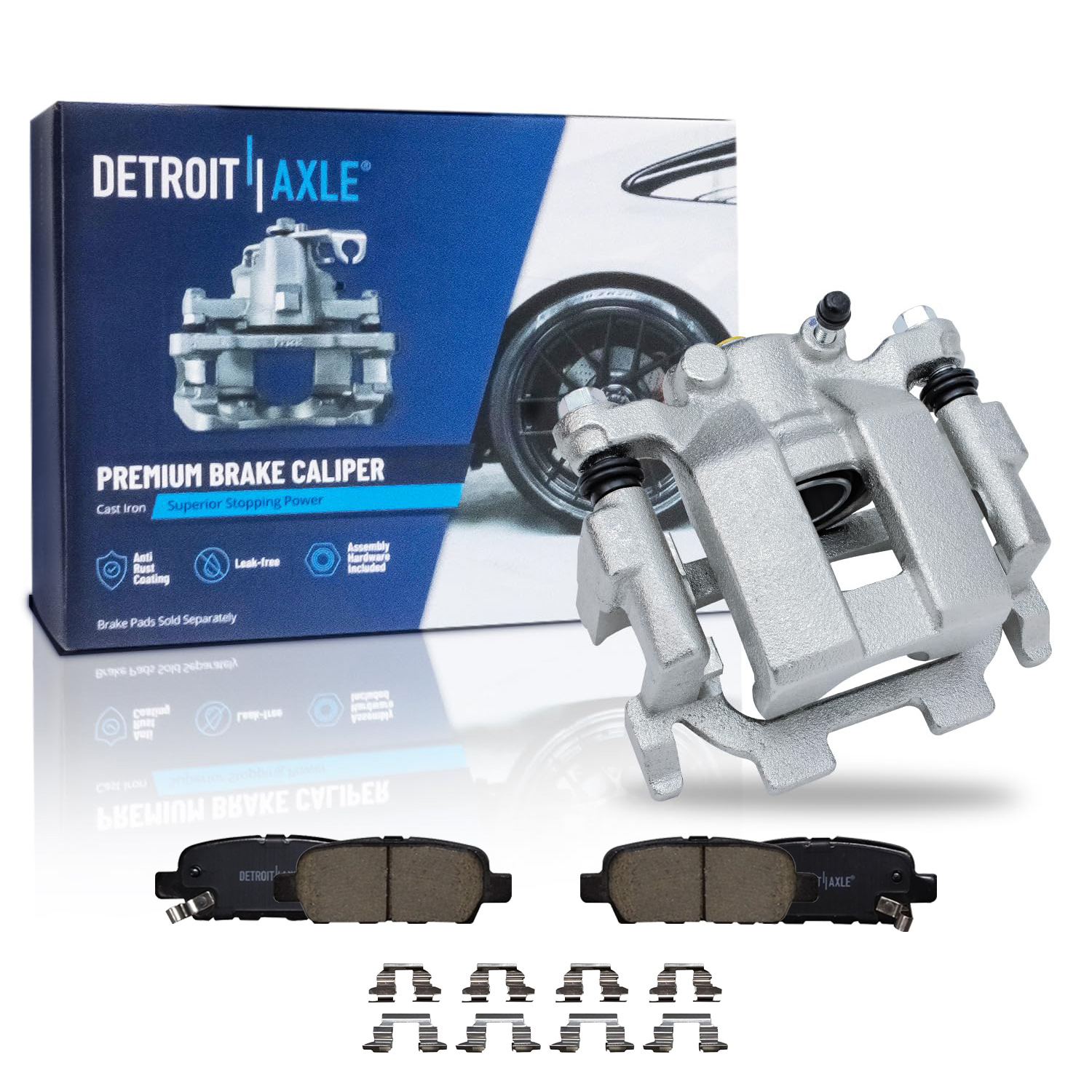 Rear Driver Side Disc Caliper Ceramic Brake Pads Kit