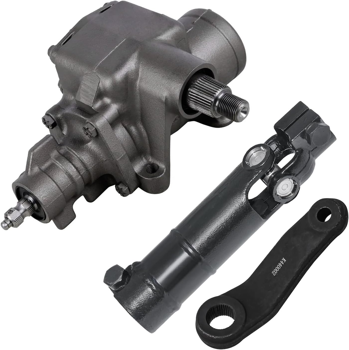 Gear Box Lower Intermediate Steering Shaft Pitman Arm Suspension Kit