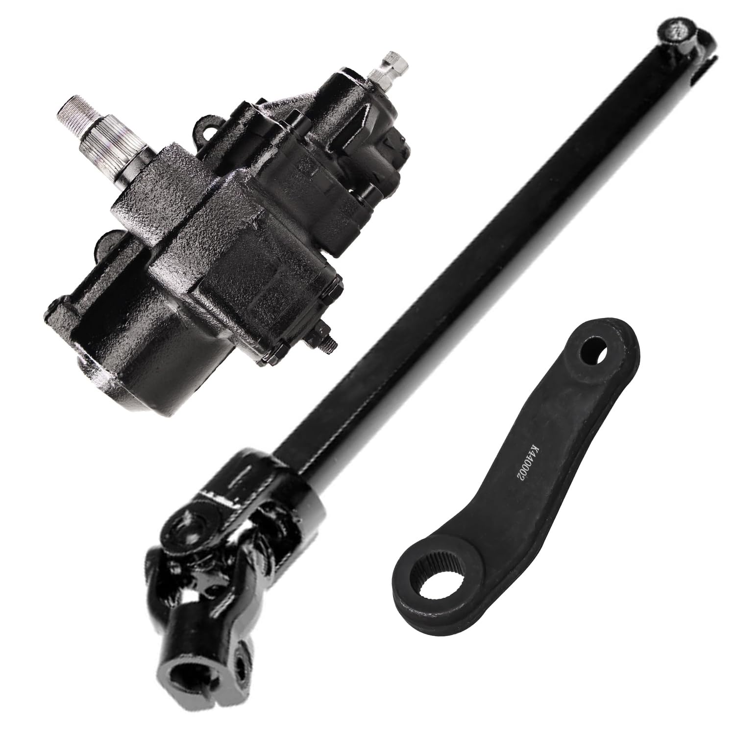 Gear Box Lower Intermediate Steering Shaft Pitman Arm Suspension Kit