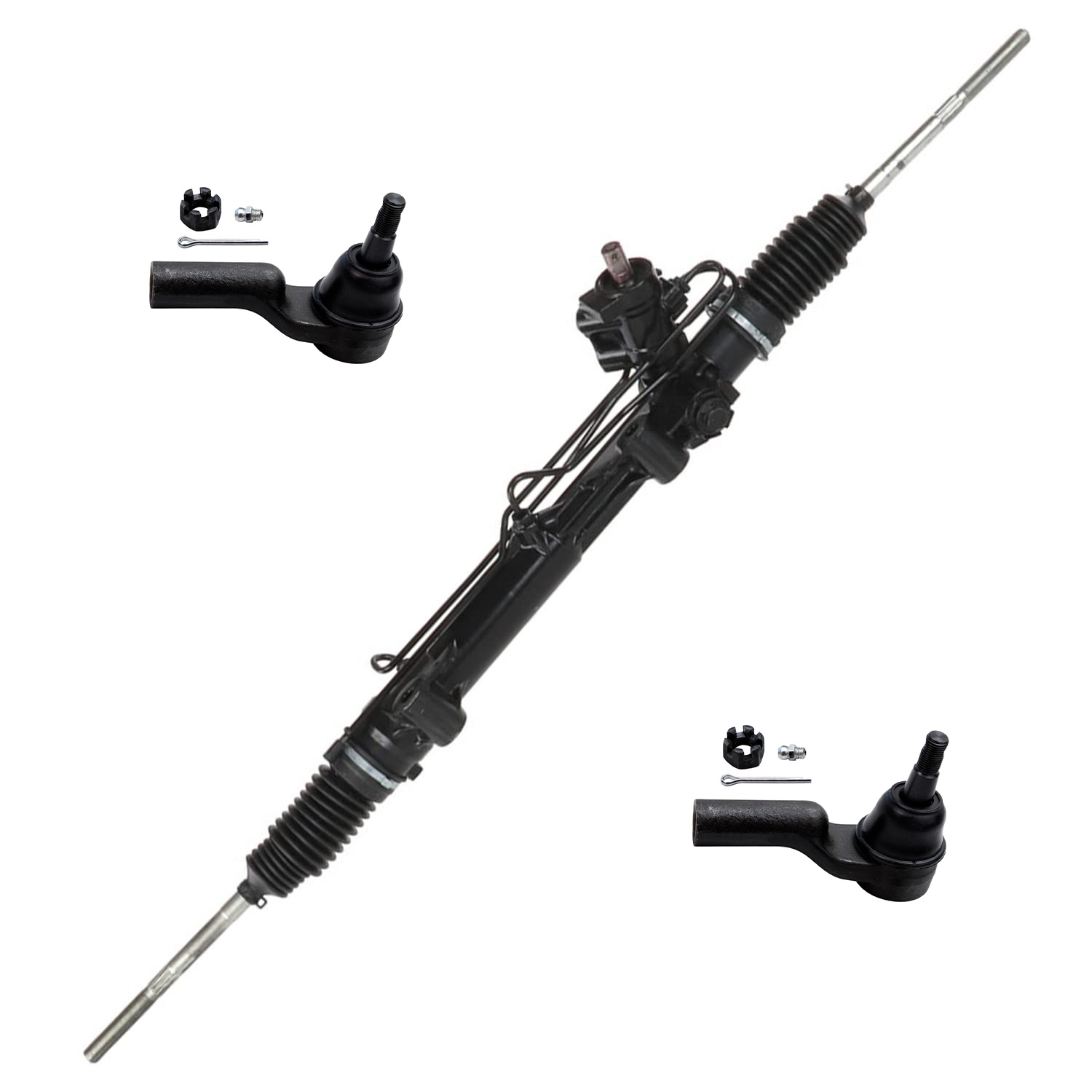 Power Steering Rack and Pinion Outer Tie Rods Suspension Kit