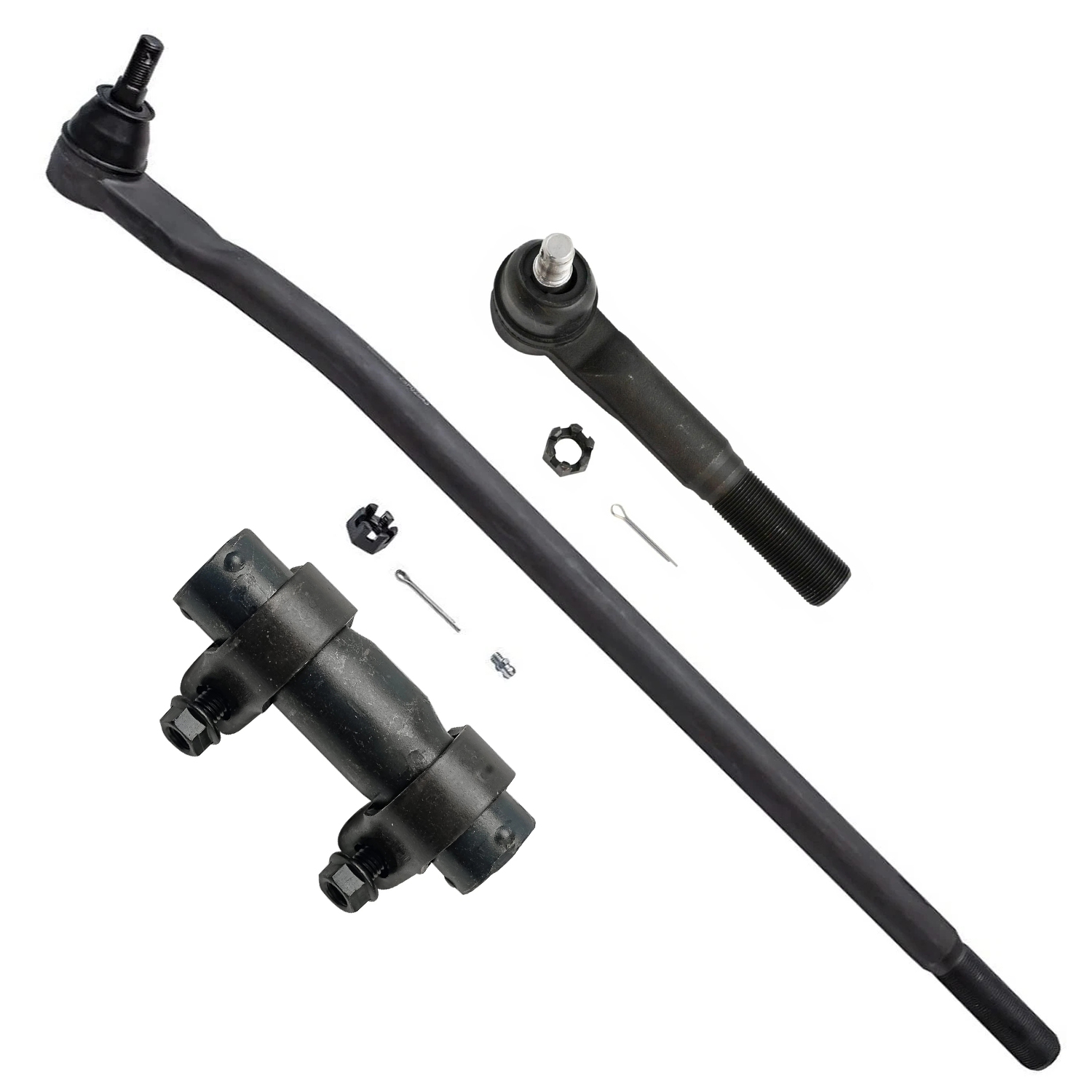 Front Right Inner Drag Link Adjusting Sleeve Left Inner Tie Rod Suspension Kit