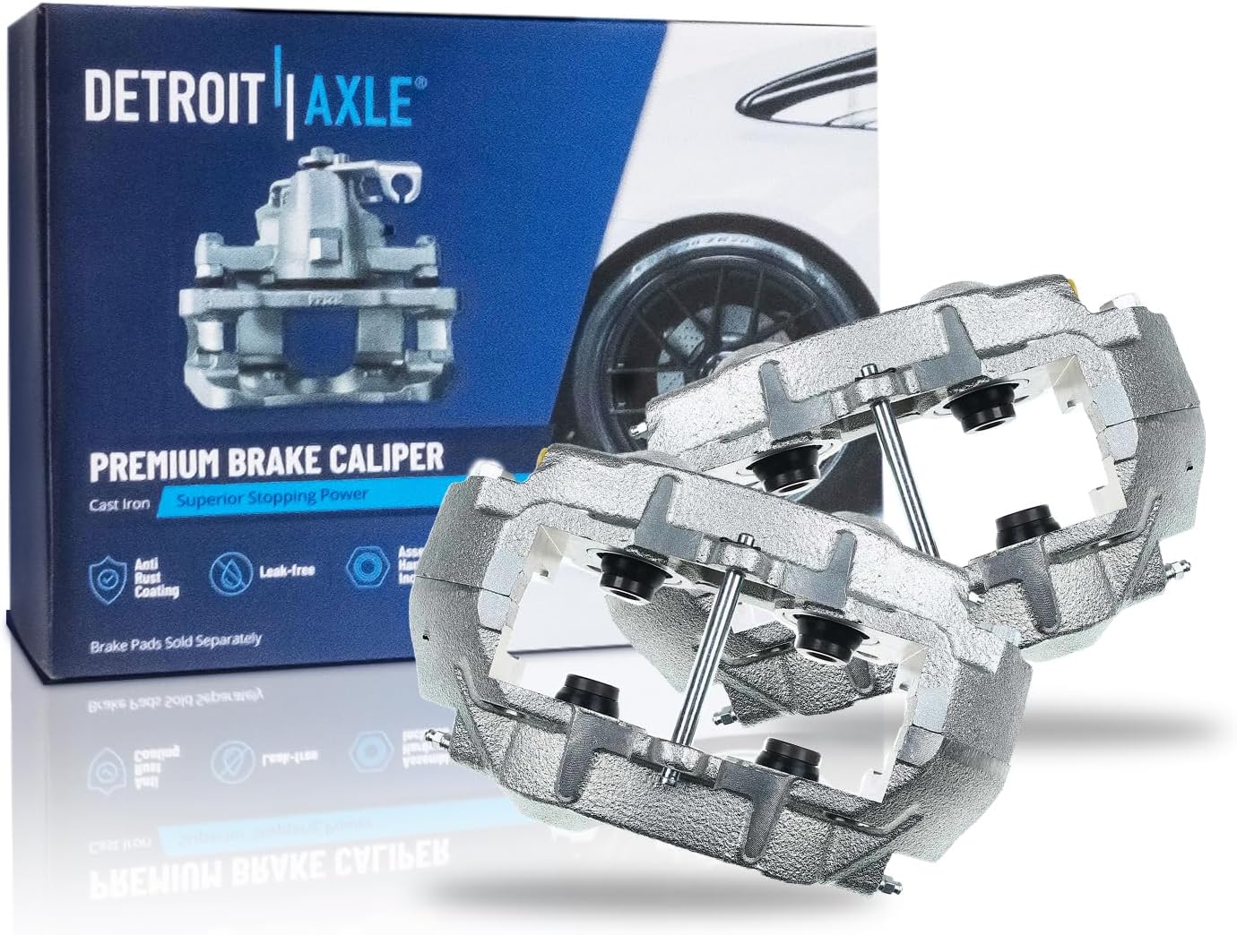 Pair Rear Brake Calipers (Remanufactured)