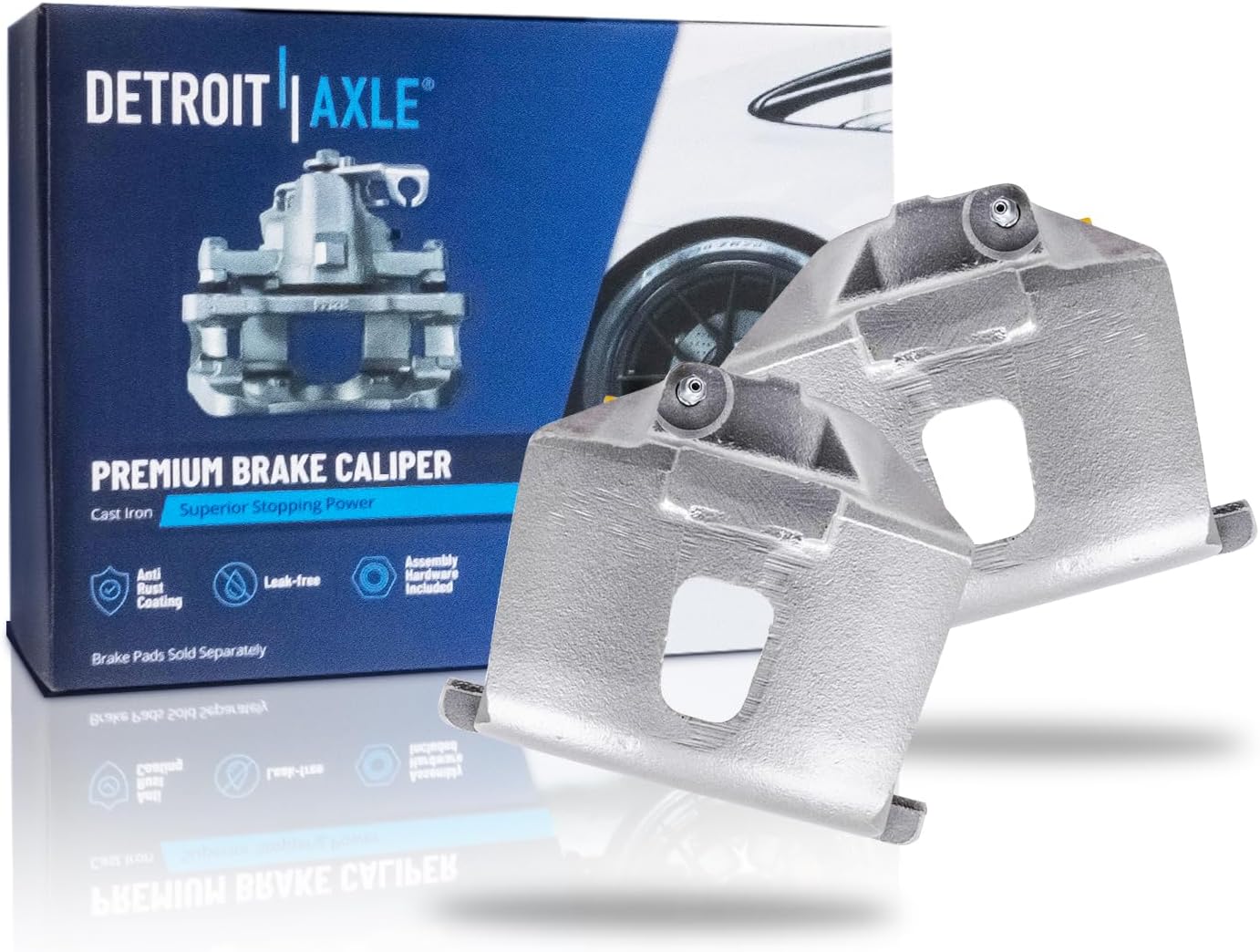 Pair Rear Brake Calipers (Remanufactured)