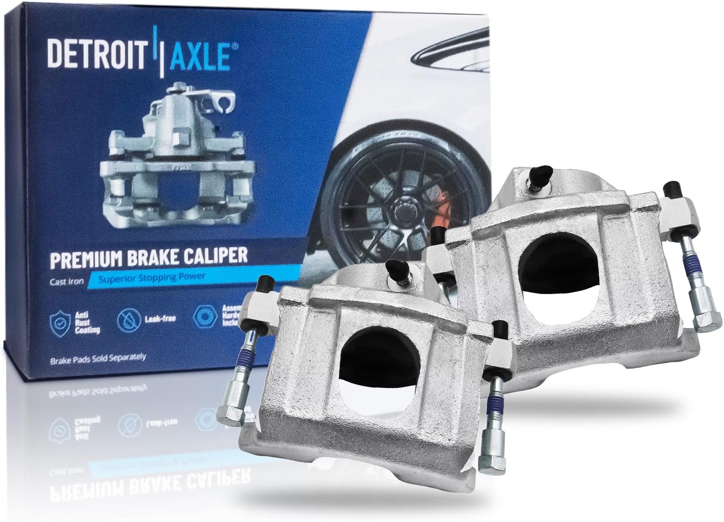 Pair Front Brake Calipers (Remanufactured)