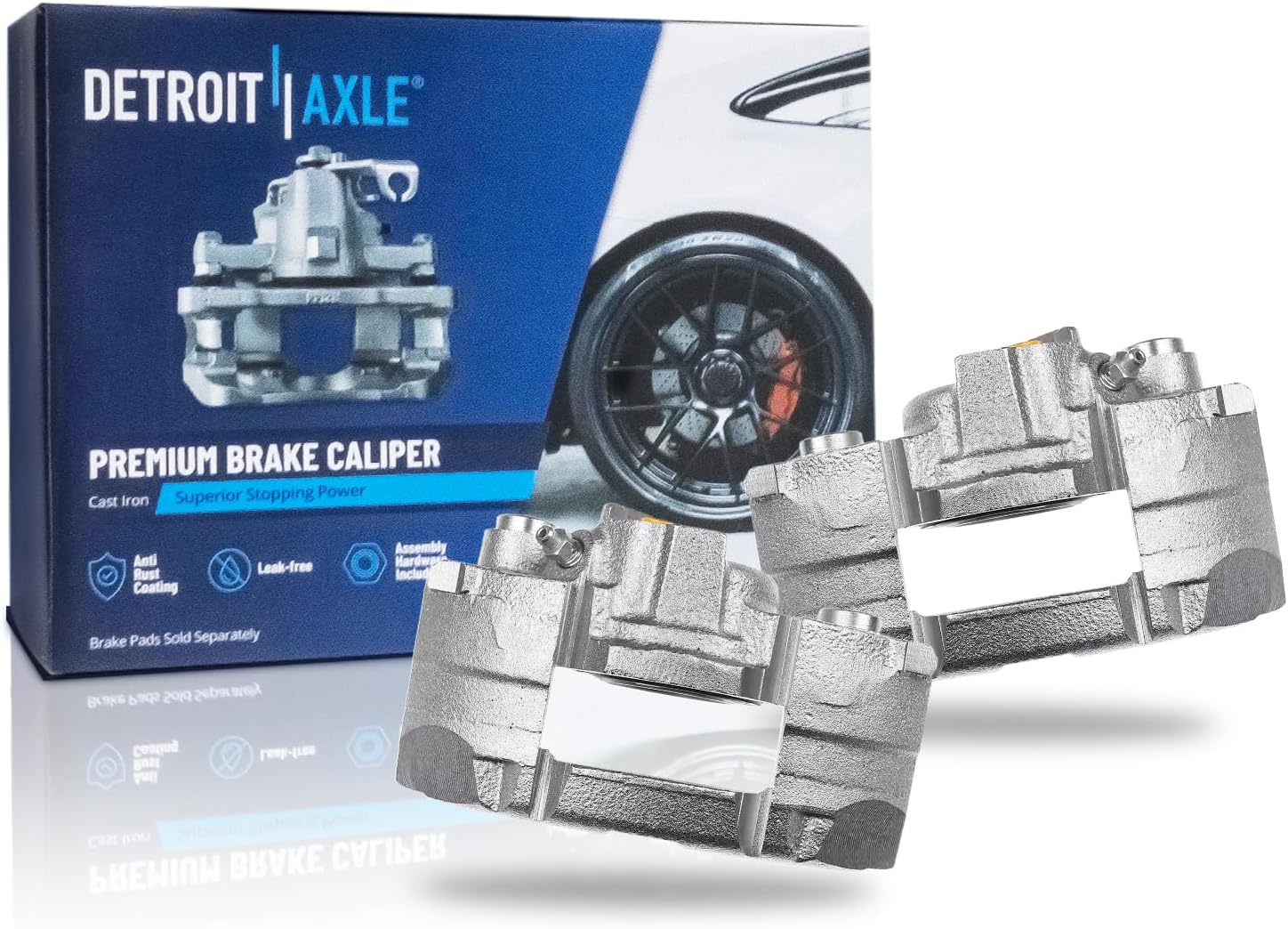 Pair Front Brake Calipers (Remanufactured)