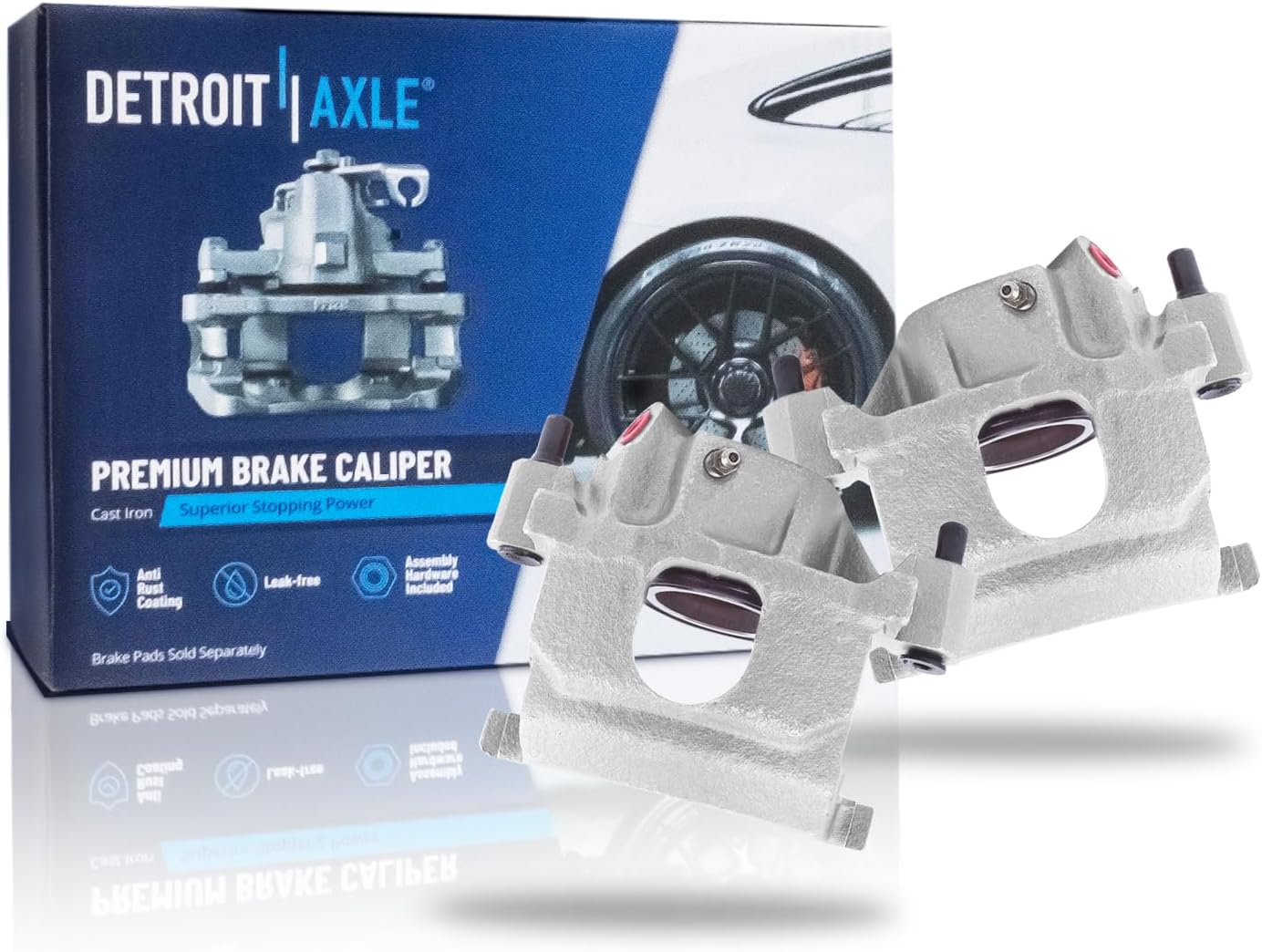 Pair Front Brake Calipers (Remanufactured)