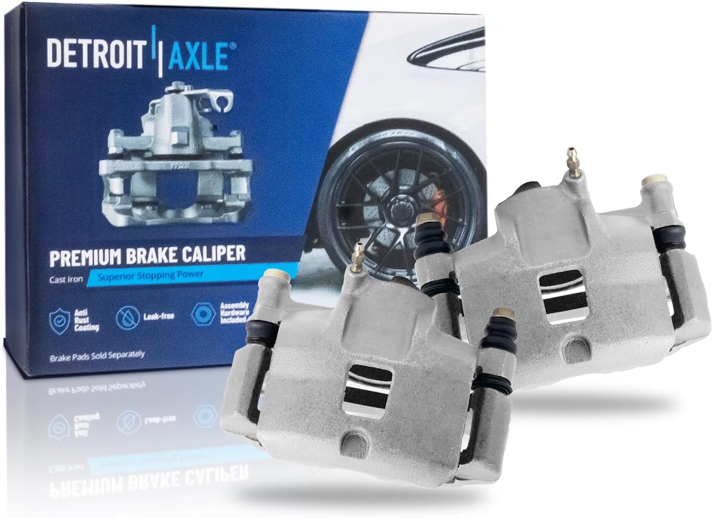 Pair Front Brake Calipers (Remanufactured)