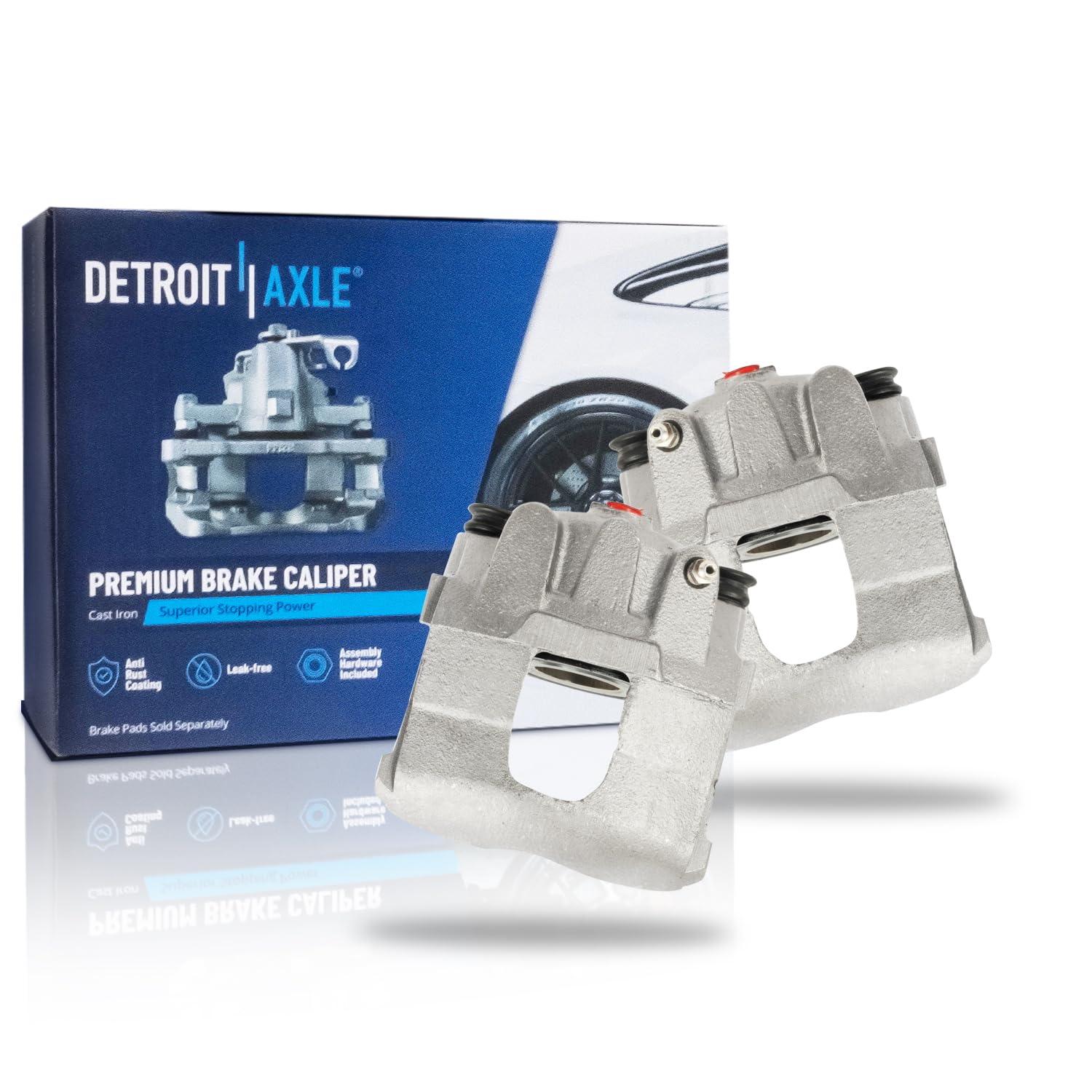 Pair Front Brake Calipers (Remanufactured)