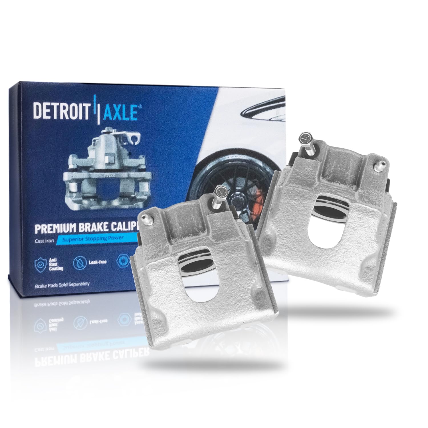 Pair Front Brake Calipers (Remanufactured)