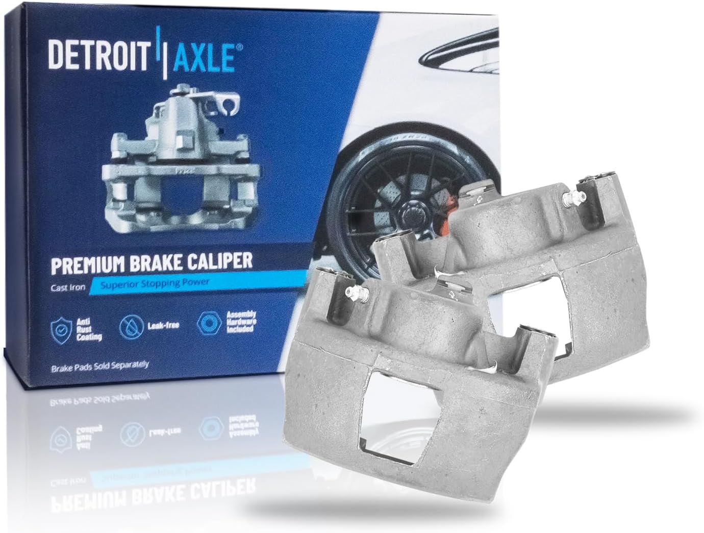 Pair Front Brake Calipers (Remanufactured)