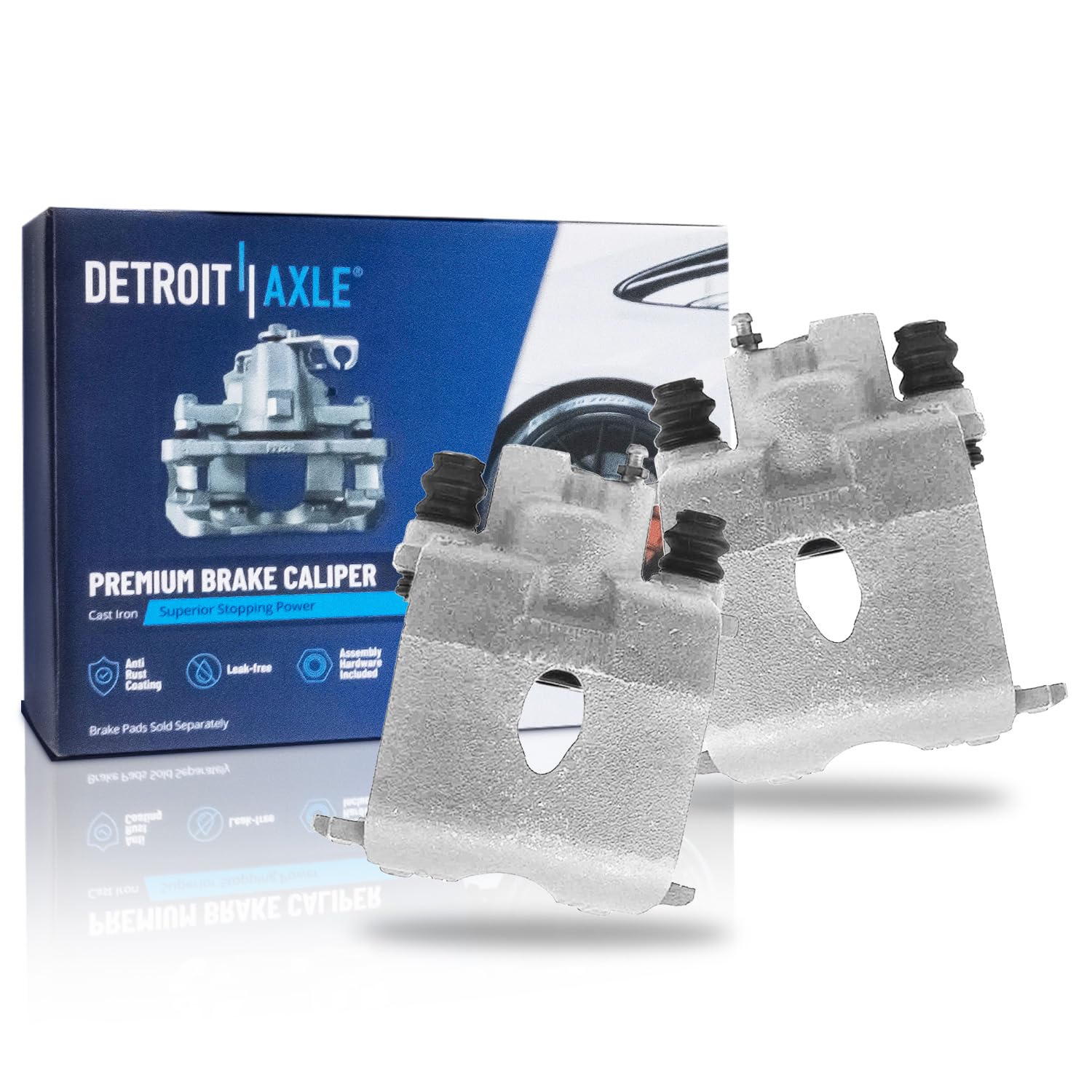 Pair Rear Brake Calipers (Remanufactured)