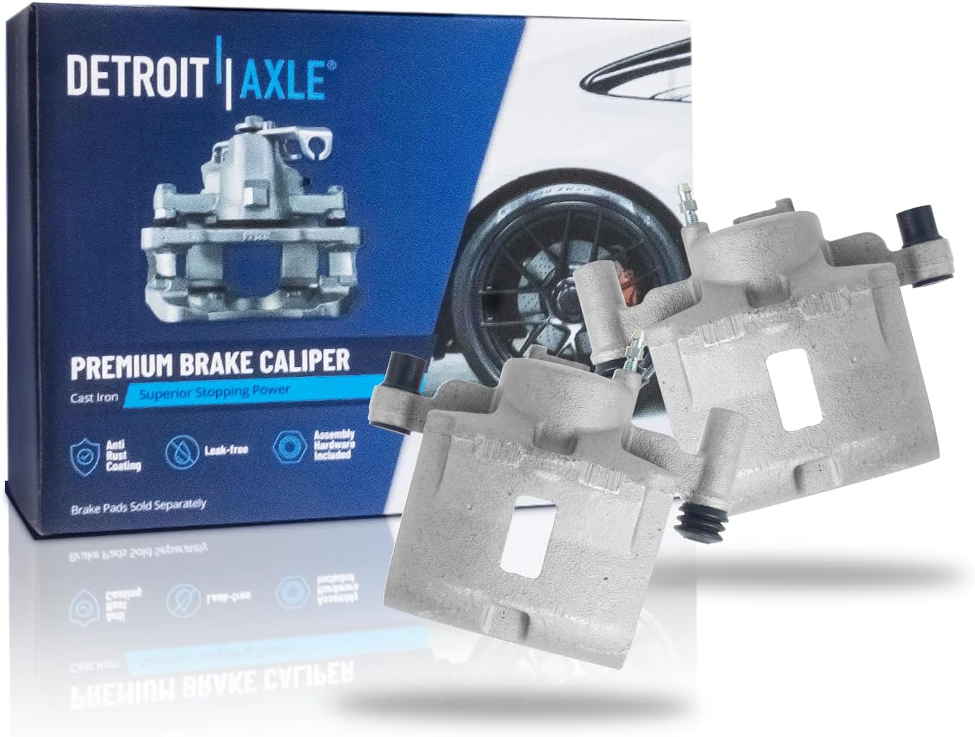 Pair Front Brake Calipers (Remanufactured)