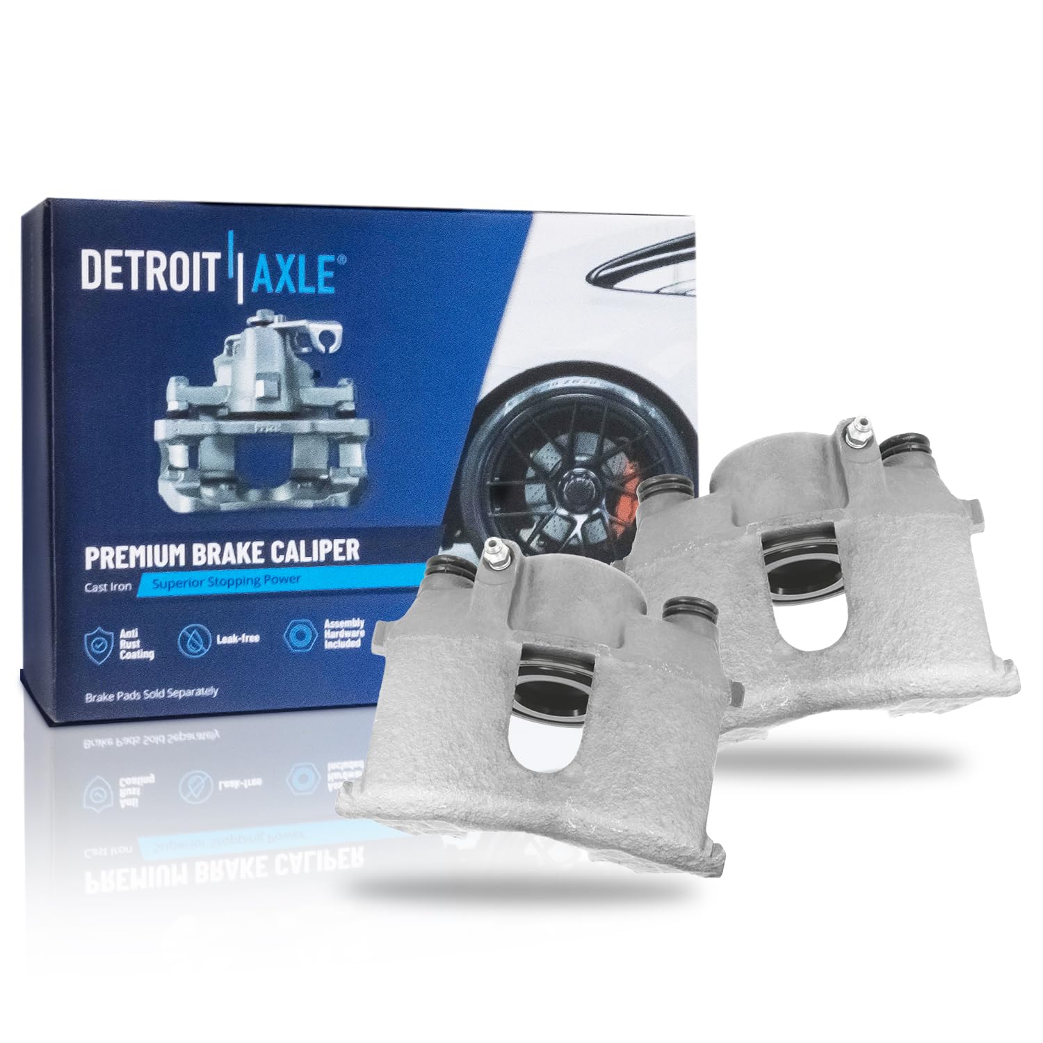 Pair Front Brake Calipers (Remanufactured)