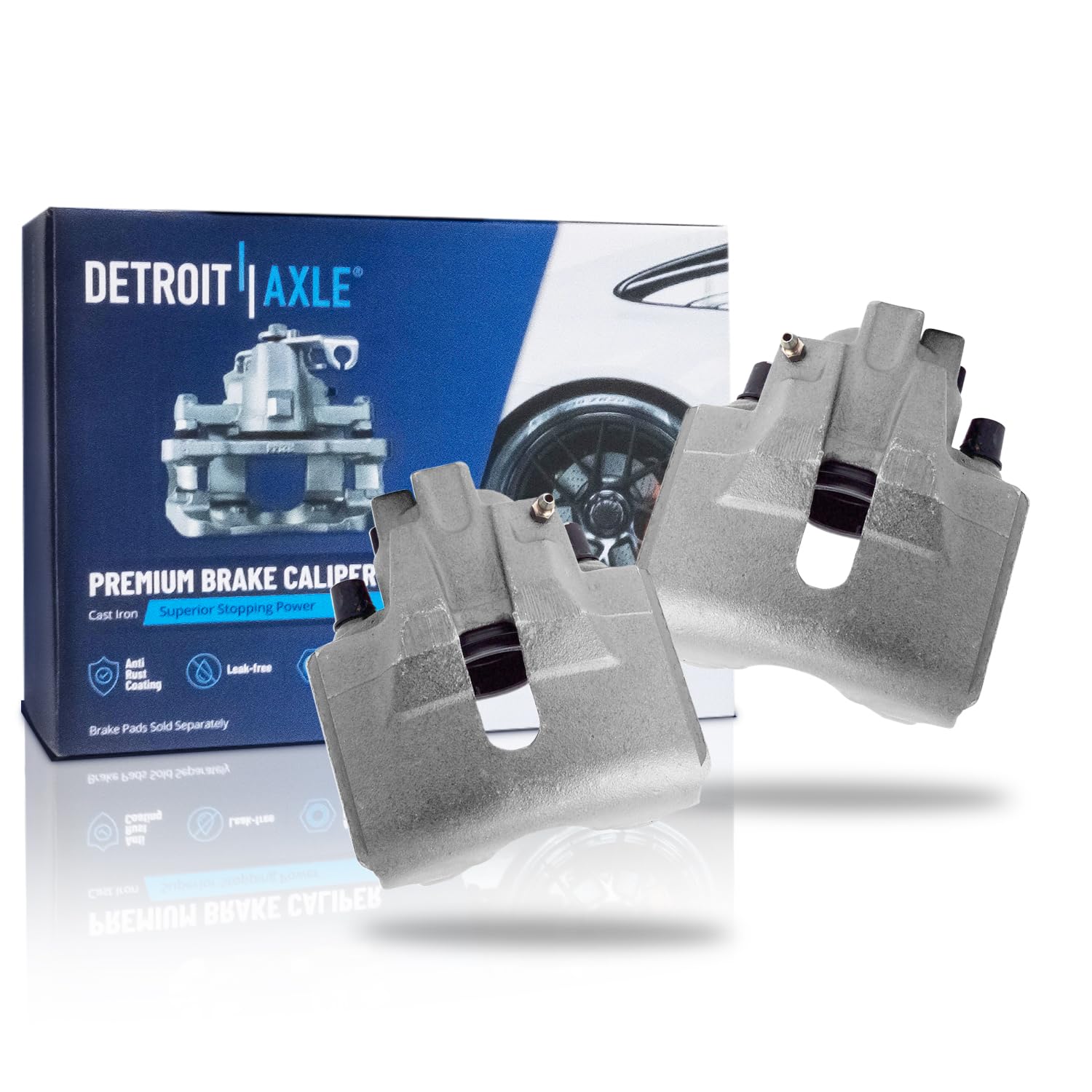 Pair Front Brake Calipers (Remanufactured)