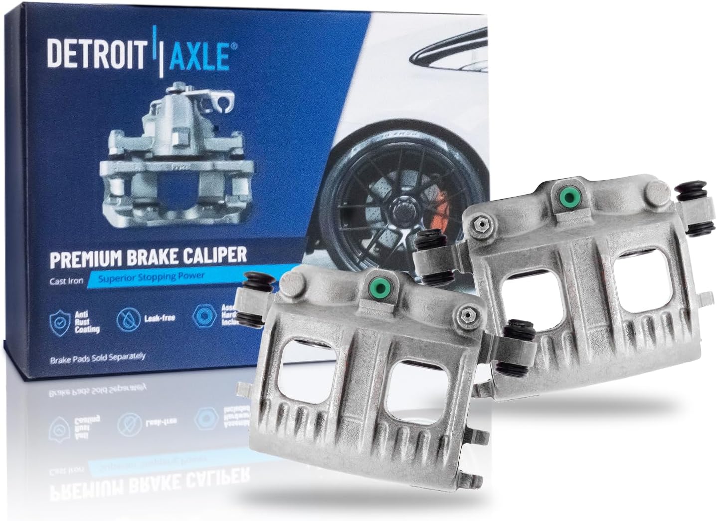 Pair Front Brake Calipers (Remanufactured)