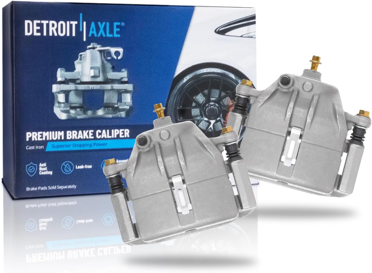 Pair Front Brake Calipers (Remanufactured)