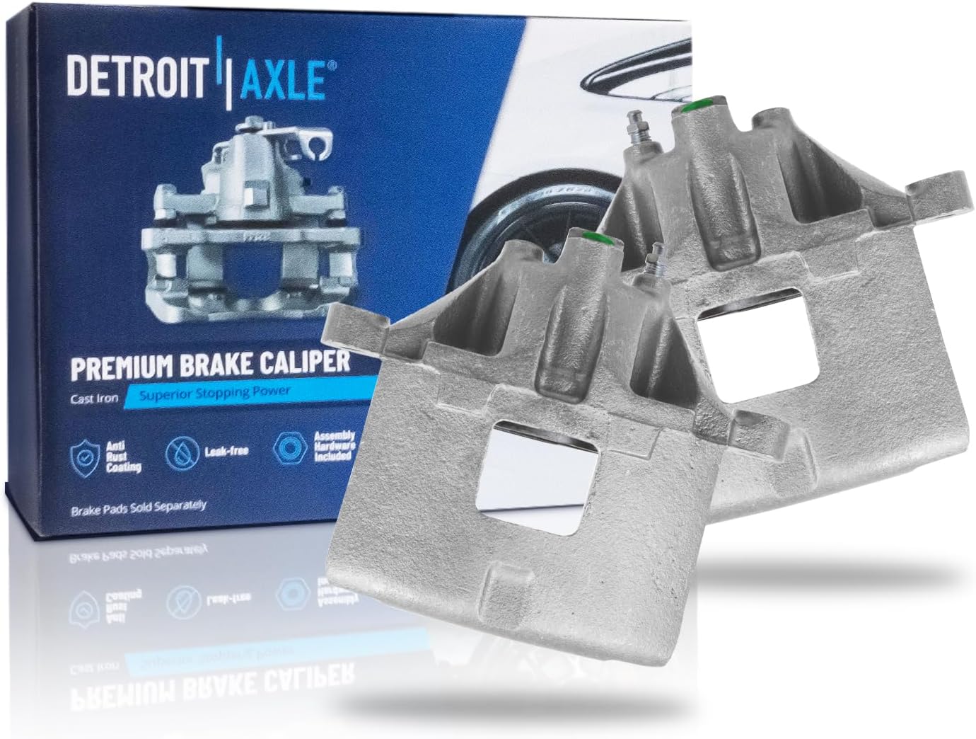 Pair Front Brake Calipers (Remanufactured)