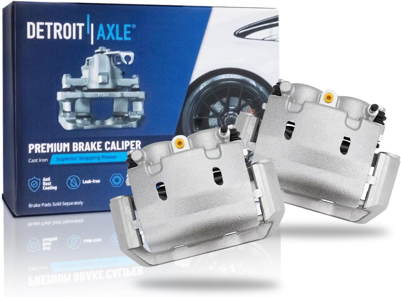 Pair Front Brake Calipers (Remanufactured)