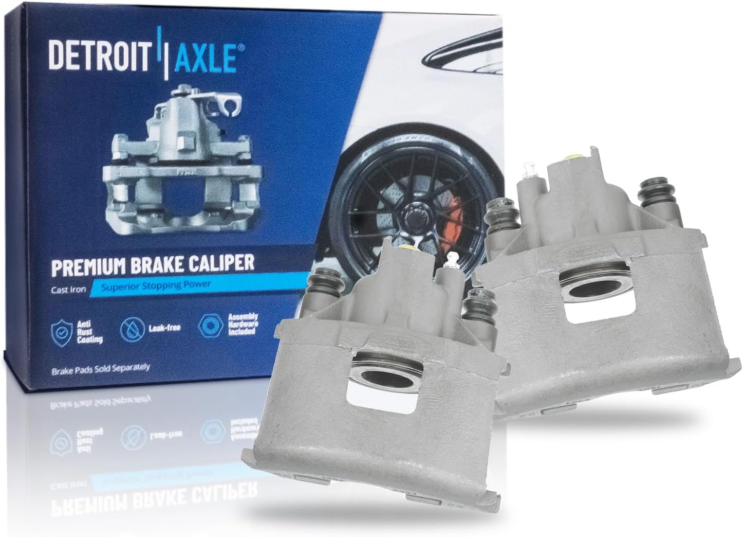 Pair Front Brake Calipers (Remanufactured)