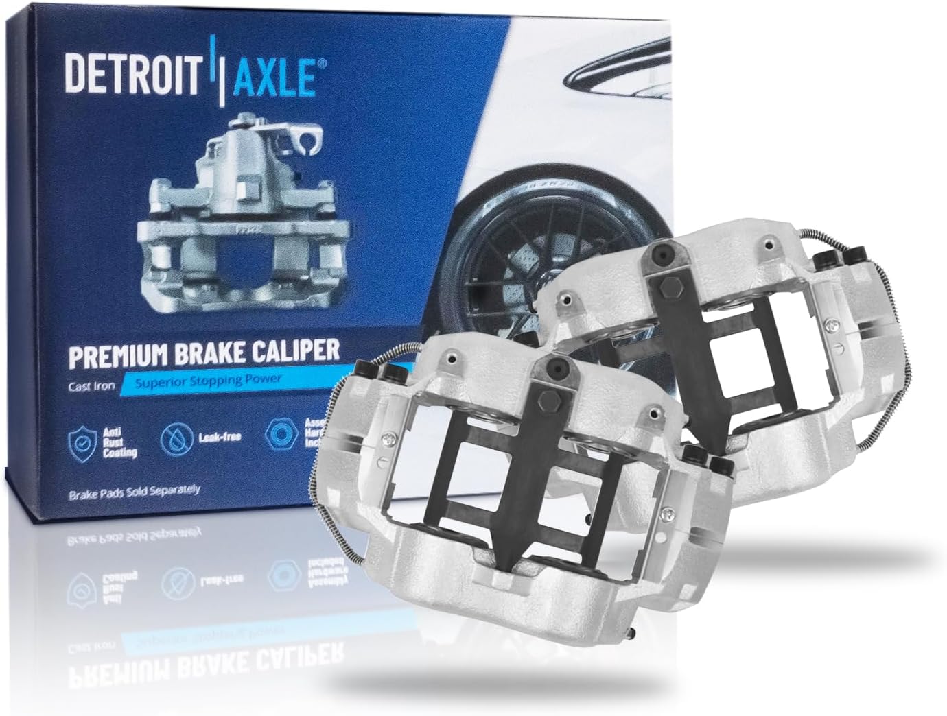 Pair Rear Brake Calipers (Remanufactured)