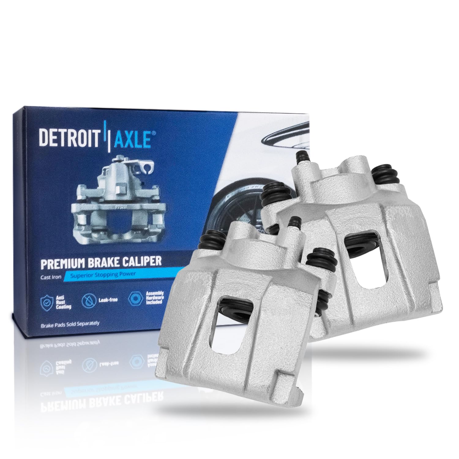 Pair Rear Brake Calipers (Remanufactured)