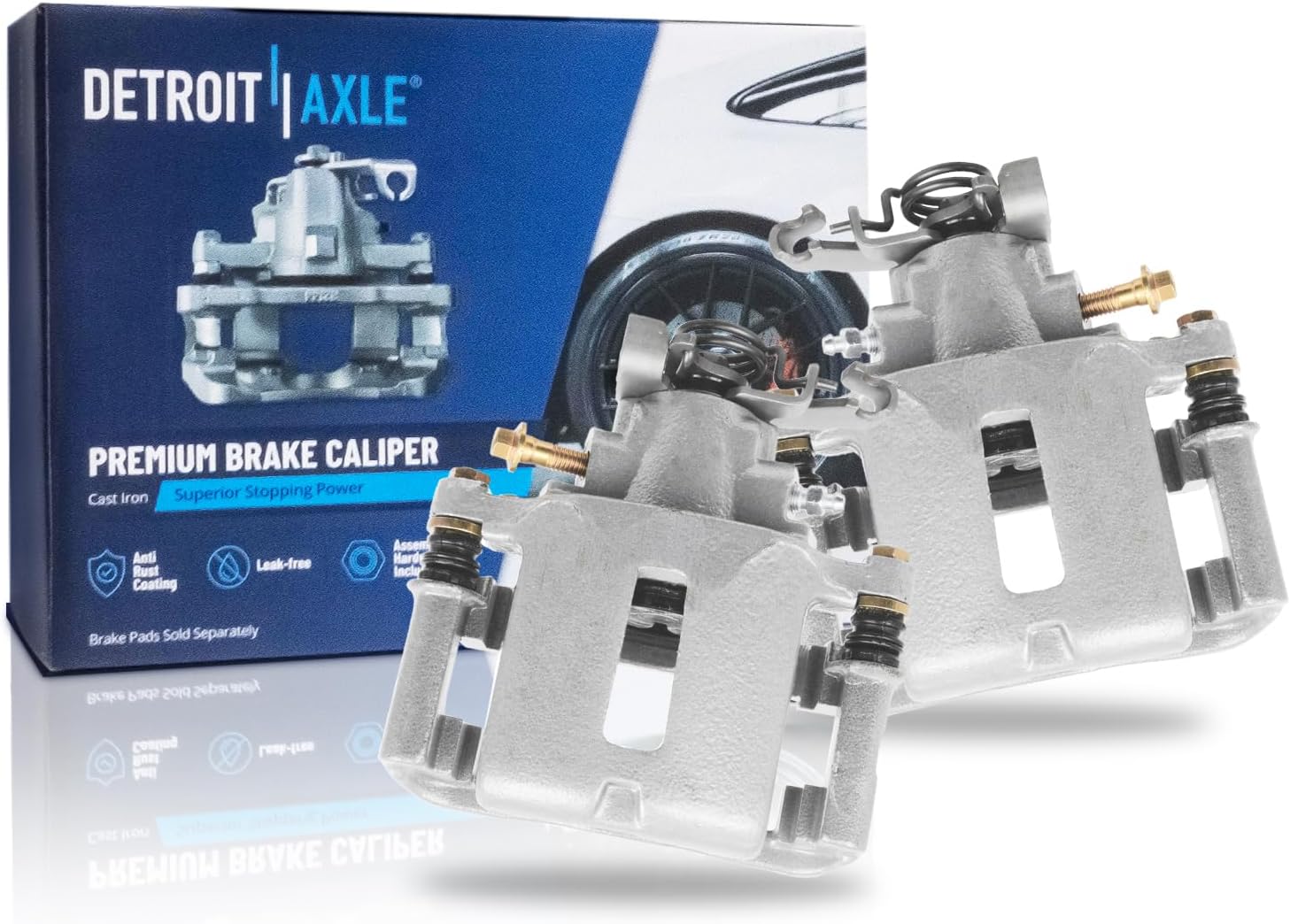 Pair Rear Brake Calipers (Remanufactured)