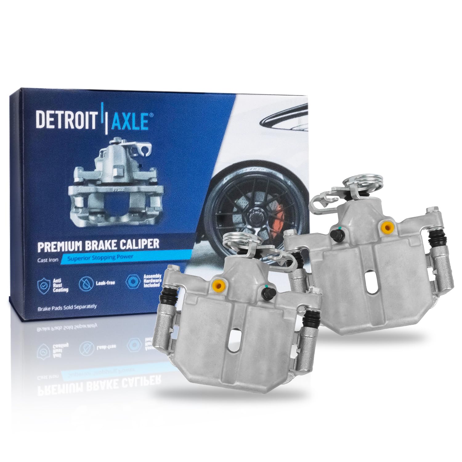 Pair Rear Brake Calipers (Remanufactured)