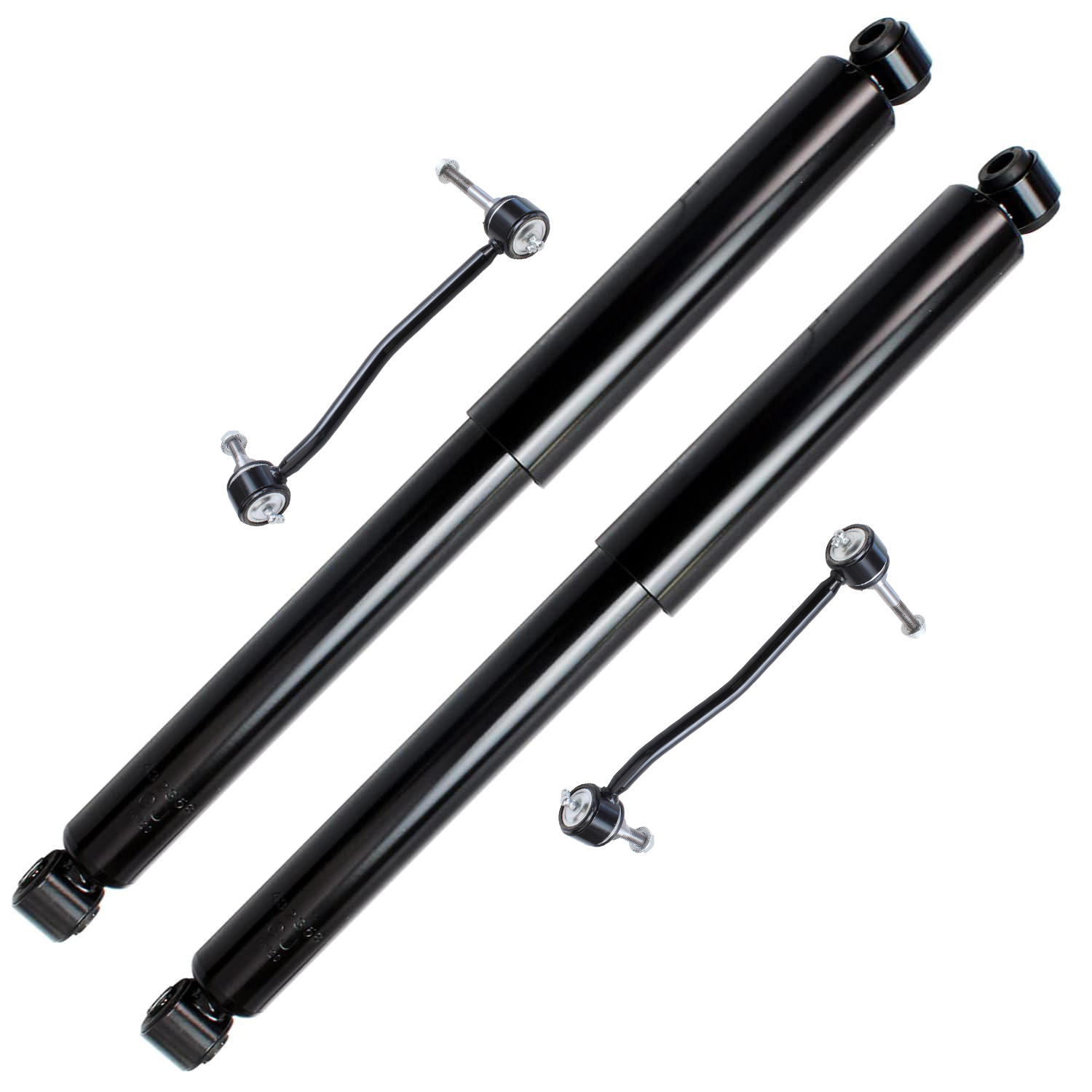 4pc Front Shock Absorbers Sway Bar Links Suspension Kit