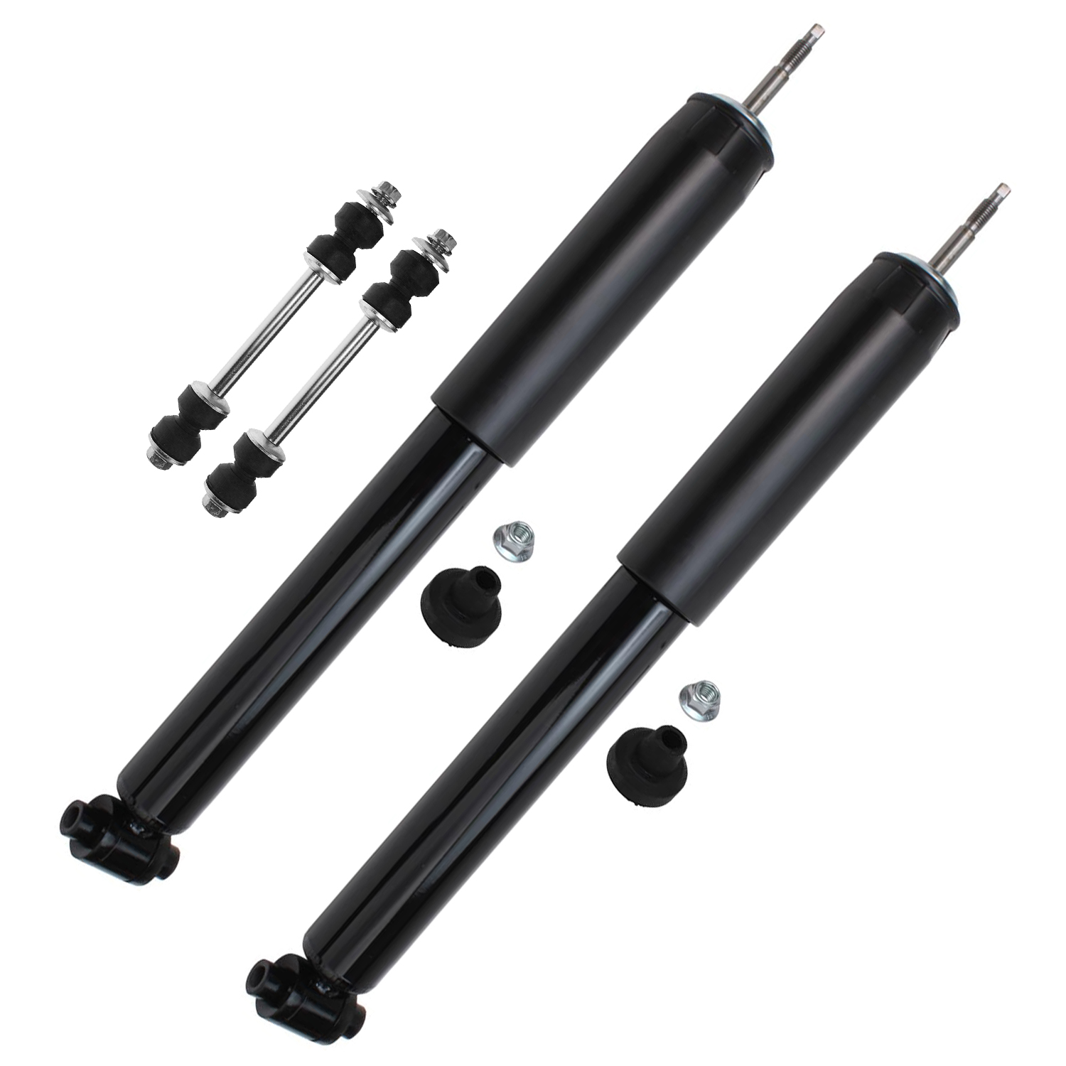 4pc Rear Shock Absorbers Sway Bar Links Suspension Kit