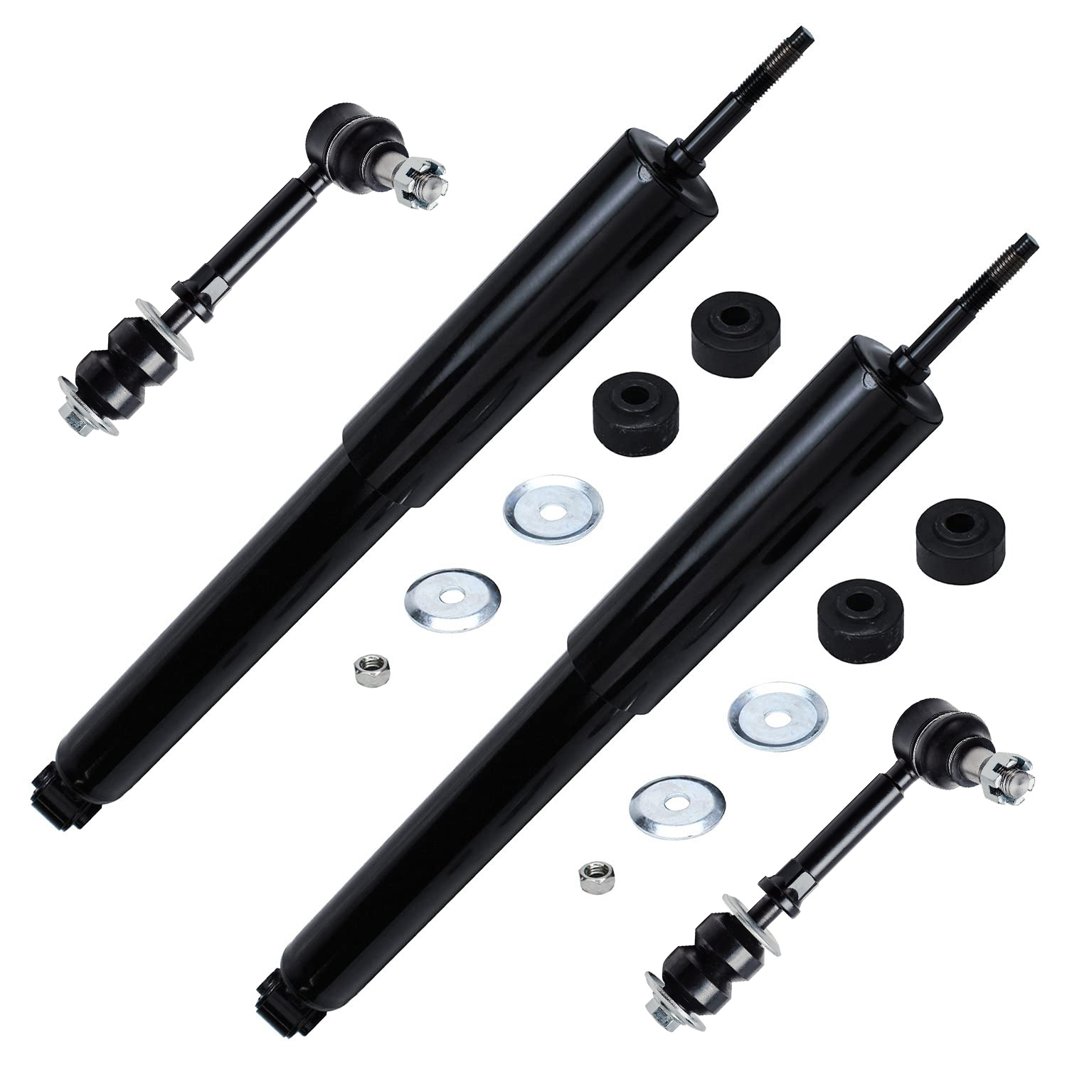 4pc Front Shocks Sway Bar Links Suspension Kit