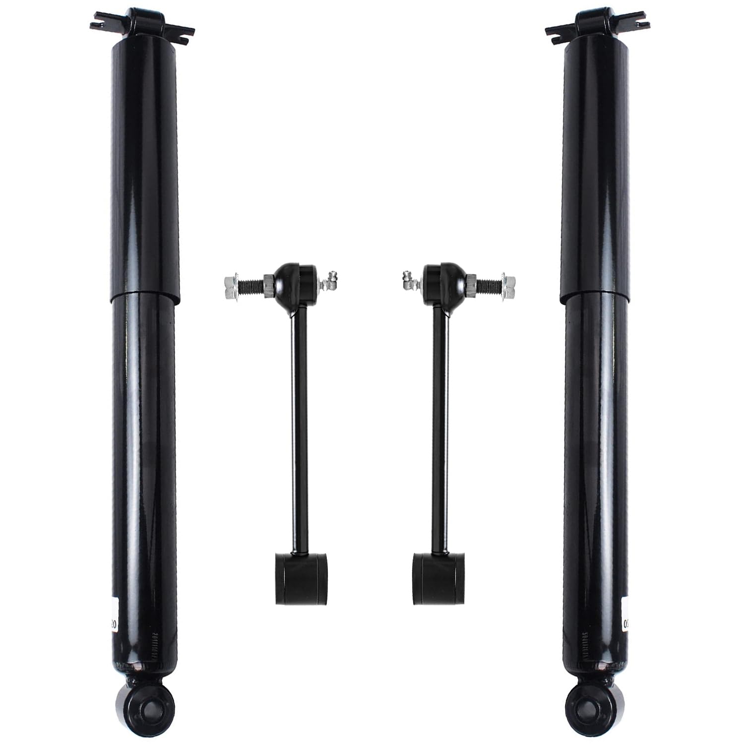 4pc Rear Shocks Sway Bar Links Suspension Kit