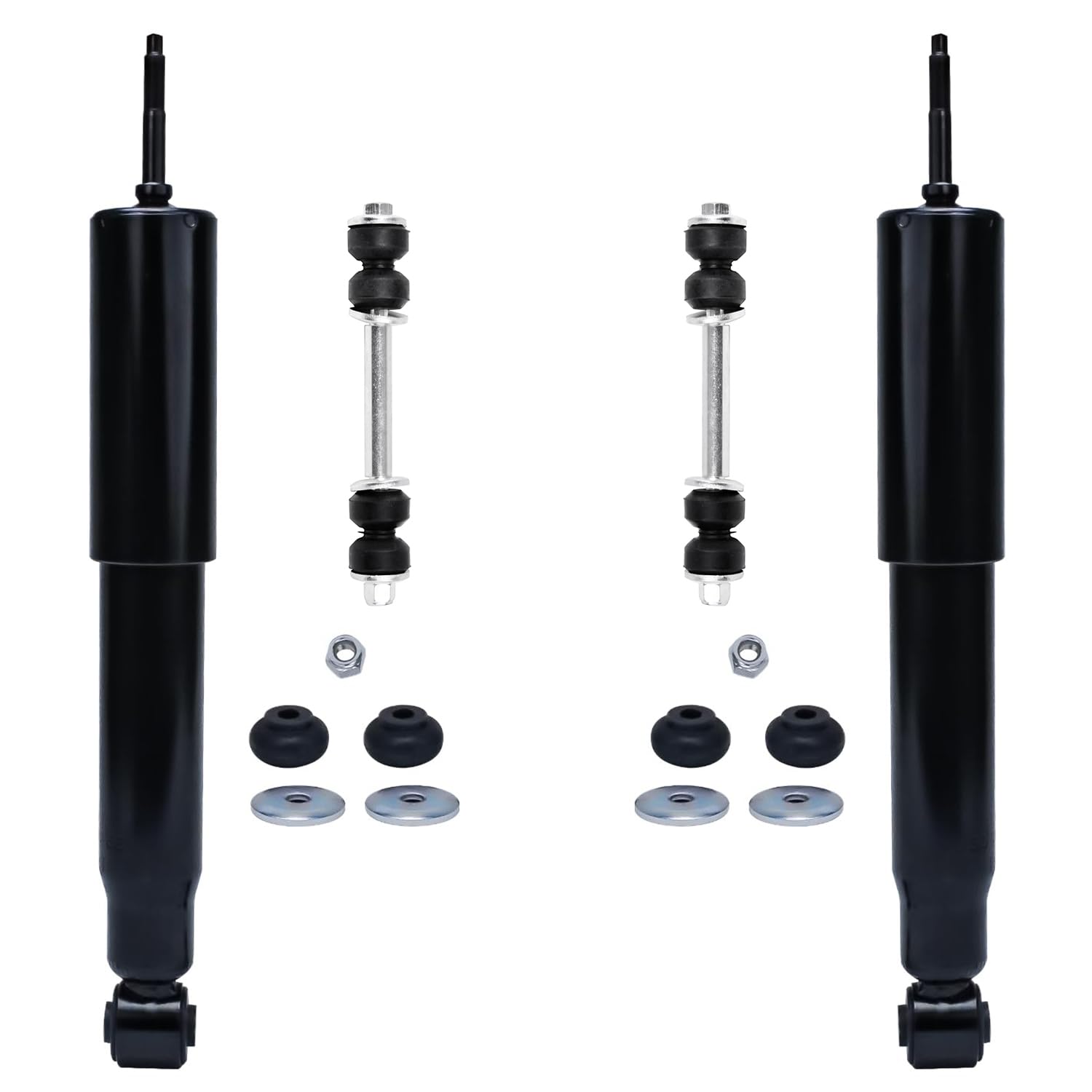 4pc Front Shock Absorbers Sway Bar Links Suspension Kit