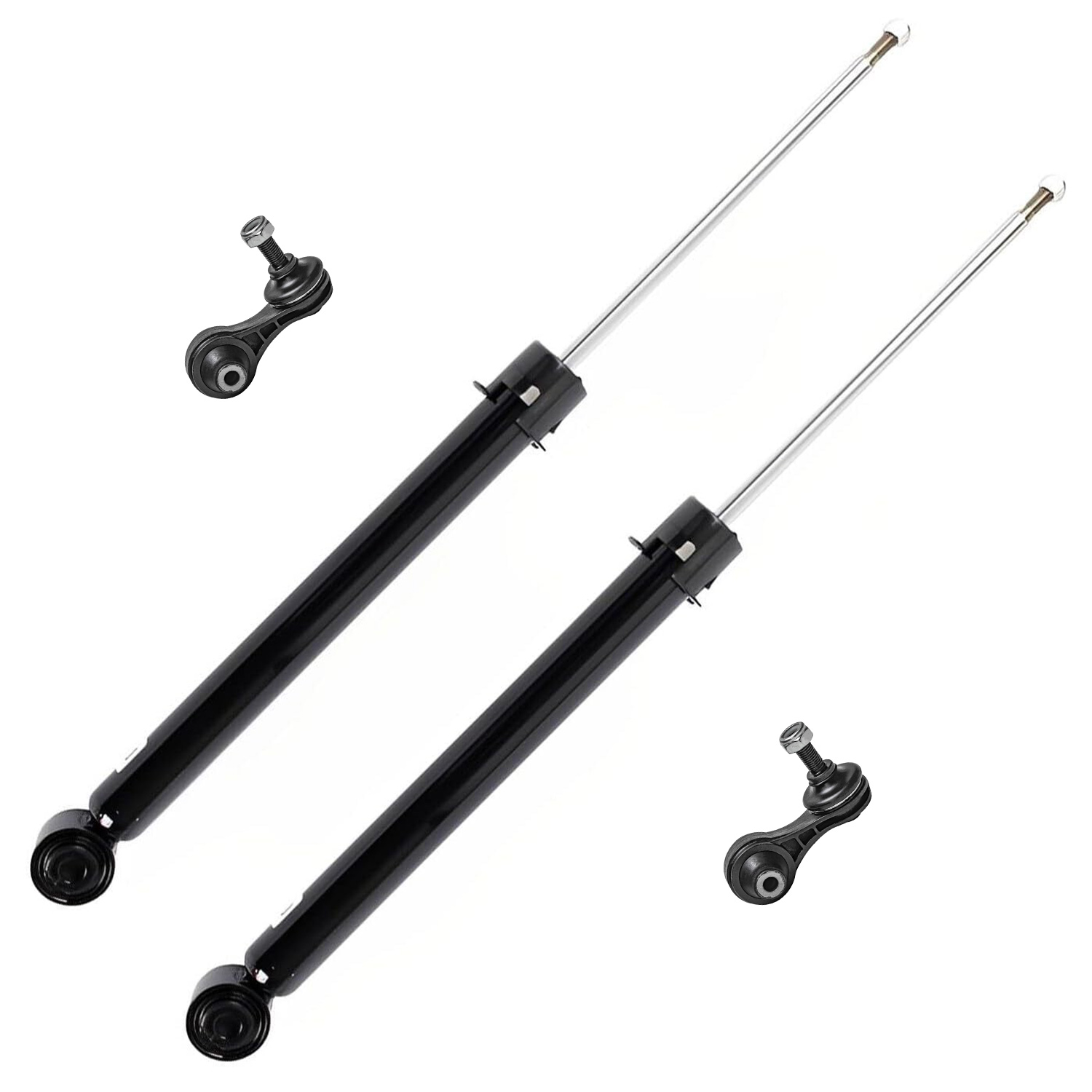 4pc Rear Shock Absorbers Sway Bar Links Suspension Kit