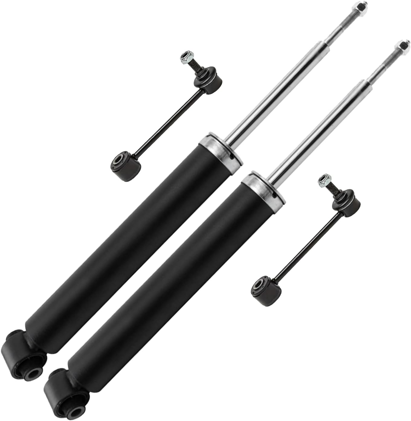 4pc Rear Shock Absorbers Sway Bar Links Suspension Kit