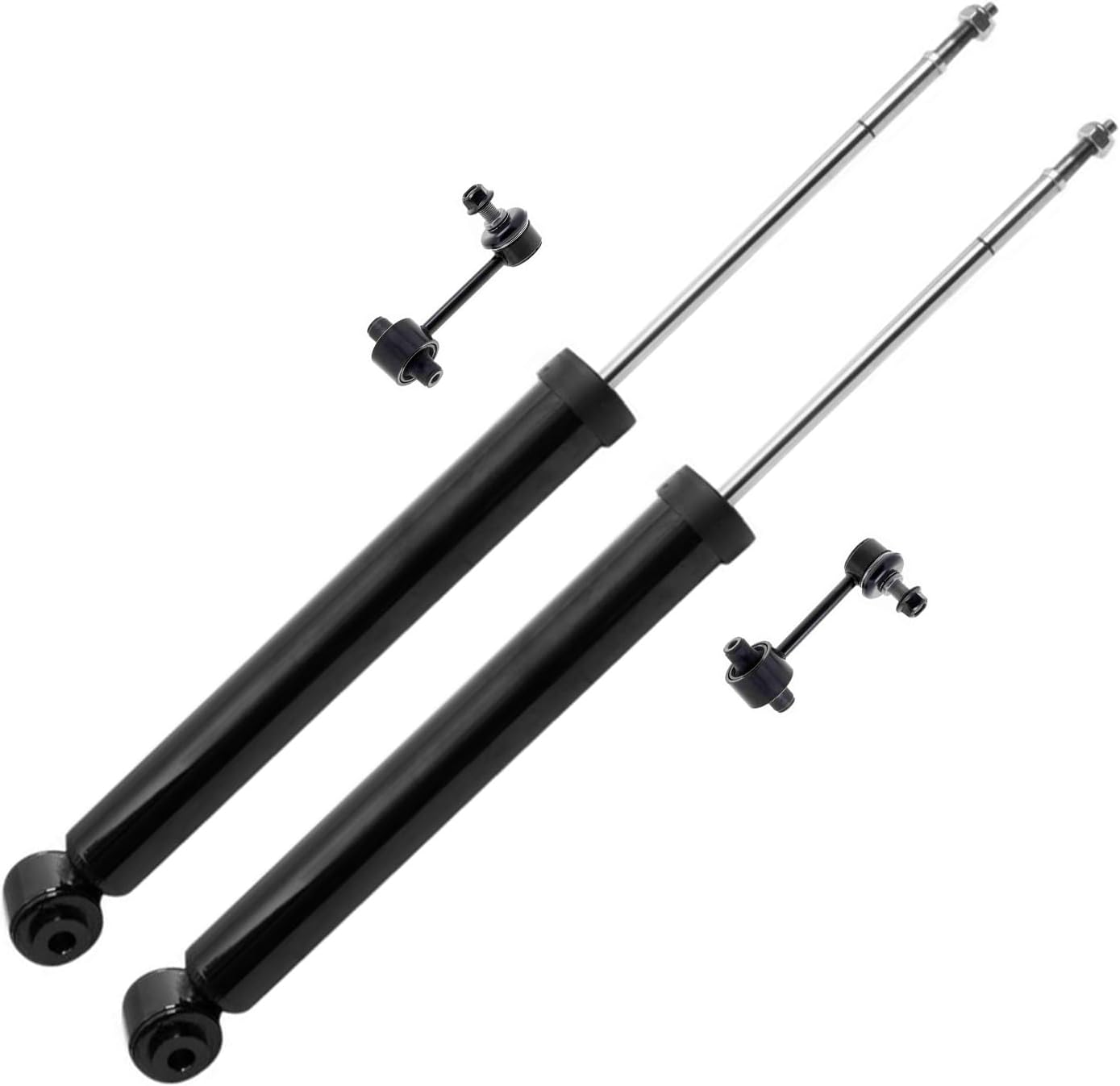 4pc Rear Shock Absorbers Sway Bar Links Suspension Kit