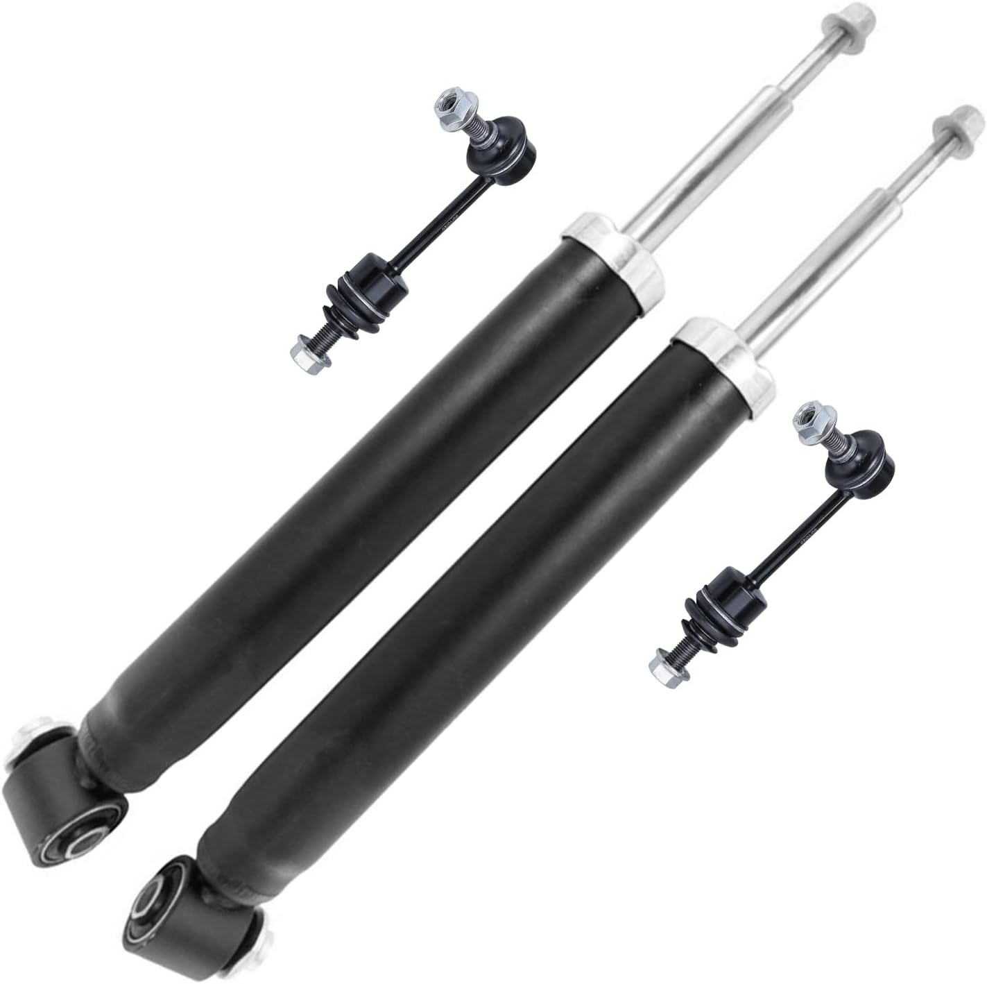 4pc Rear Shock Absorbers Sway Bar Links Suspension Kit