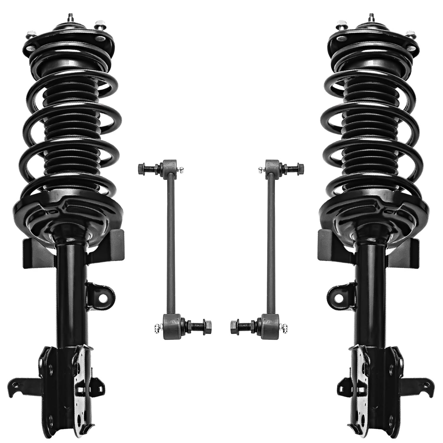 4pc Front Struts Sway Bar Links Suspension Kit